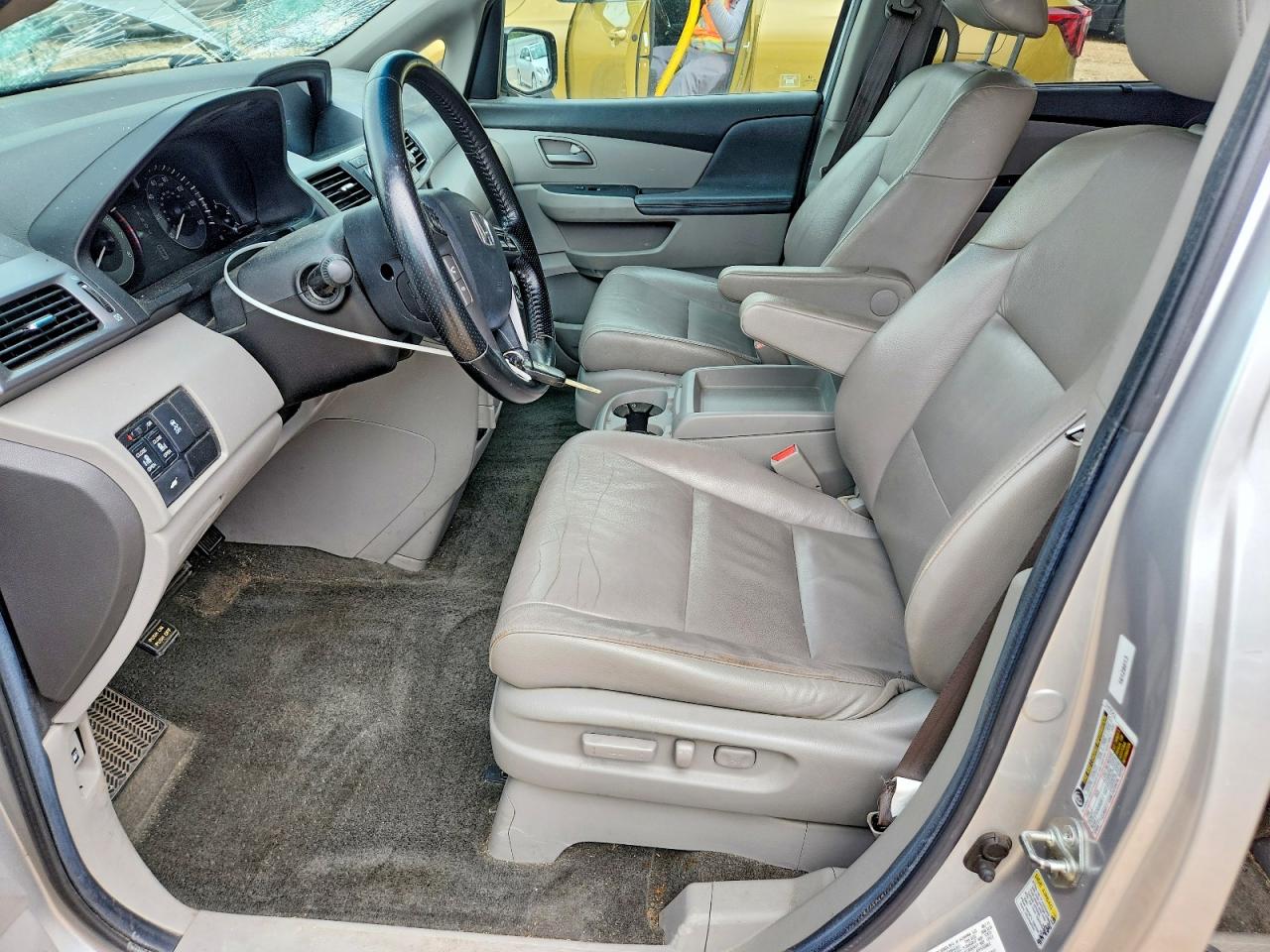 2012 Honda Odyssey Exl Silver vin: 5FNRL5H67CB010745
