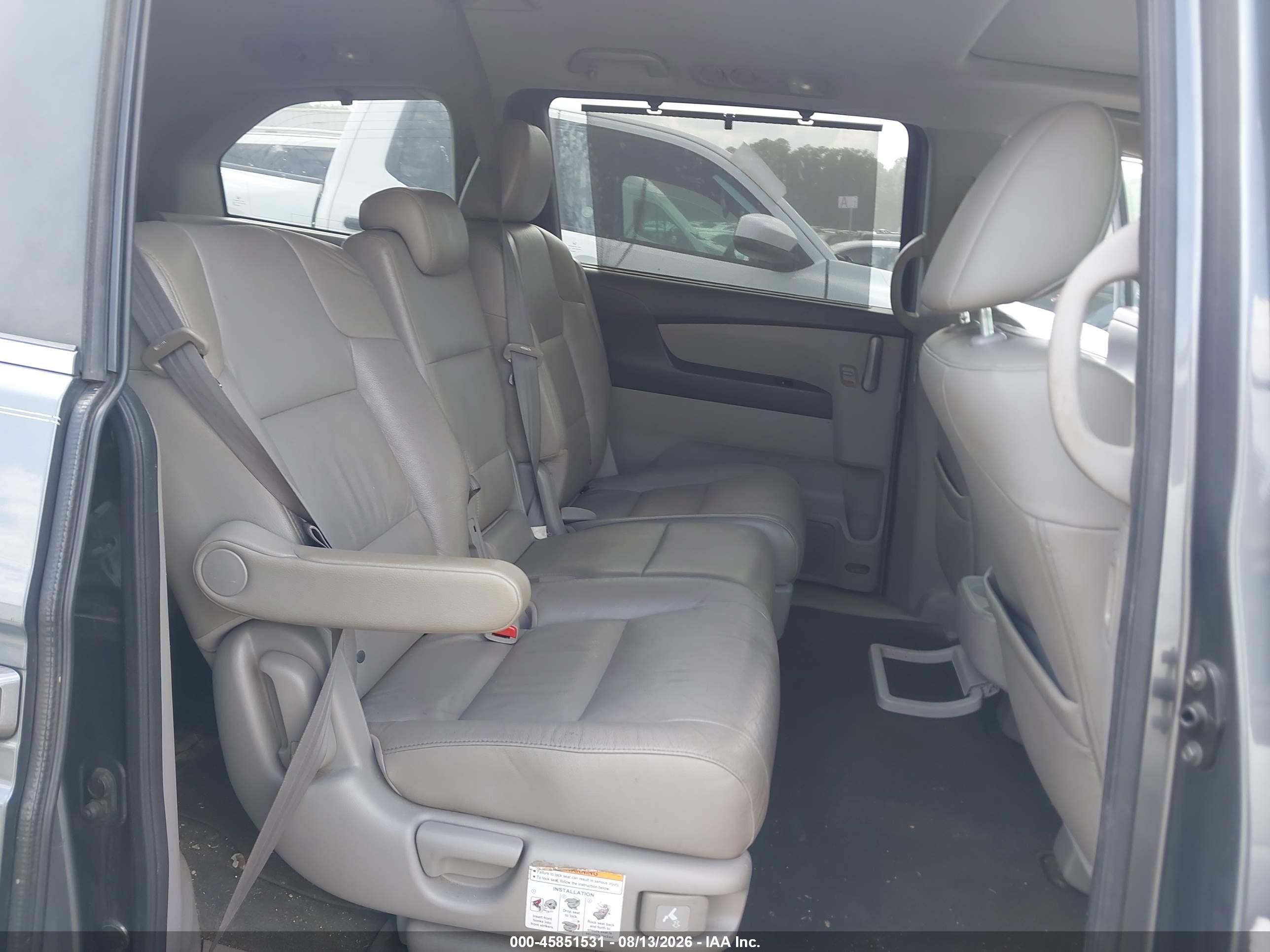 2012 Honda Odyssey Ex-l Gray vin: 5FNRL5H67CB010972