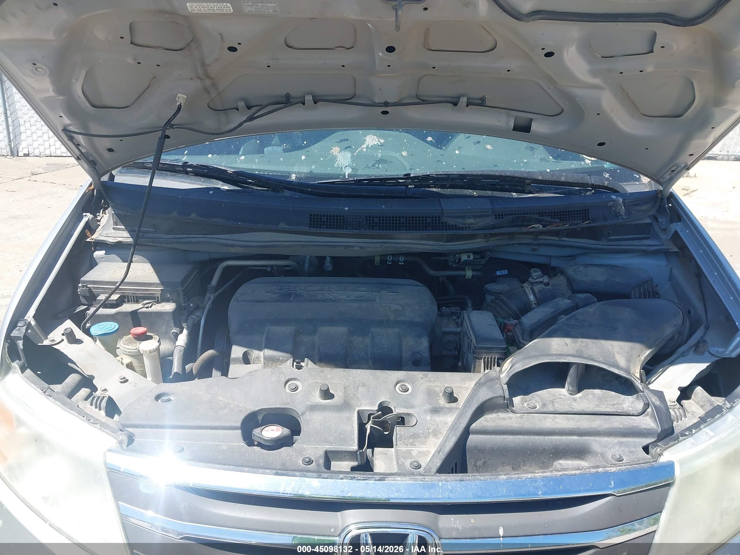 2012 Honda Odyssey Ex-l Silver vin: 5FNRL5H67CB011605