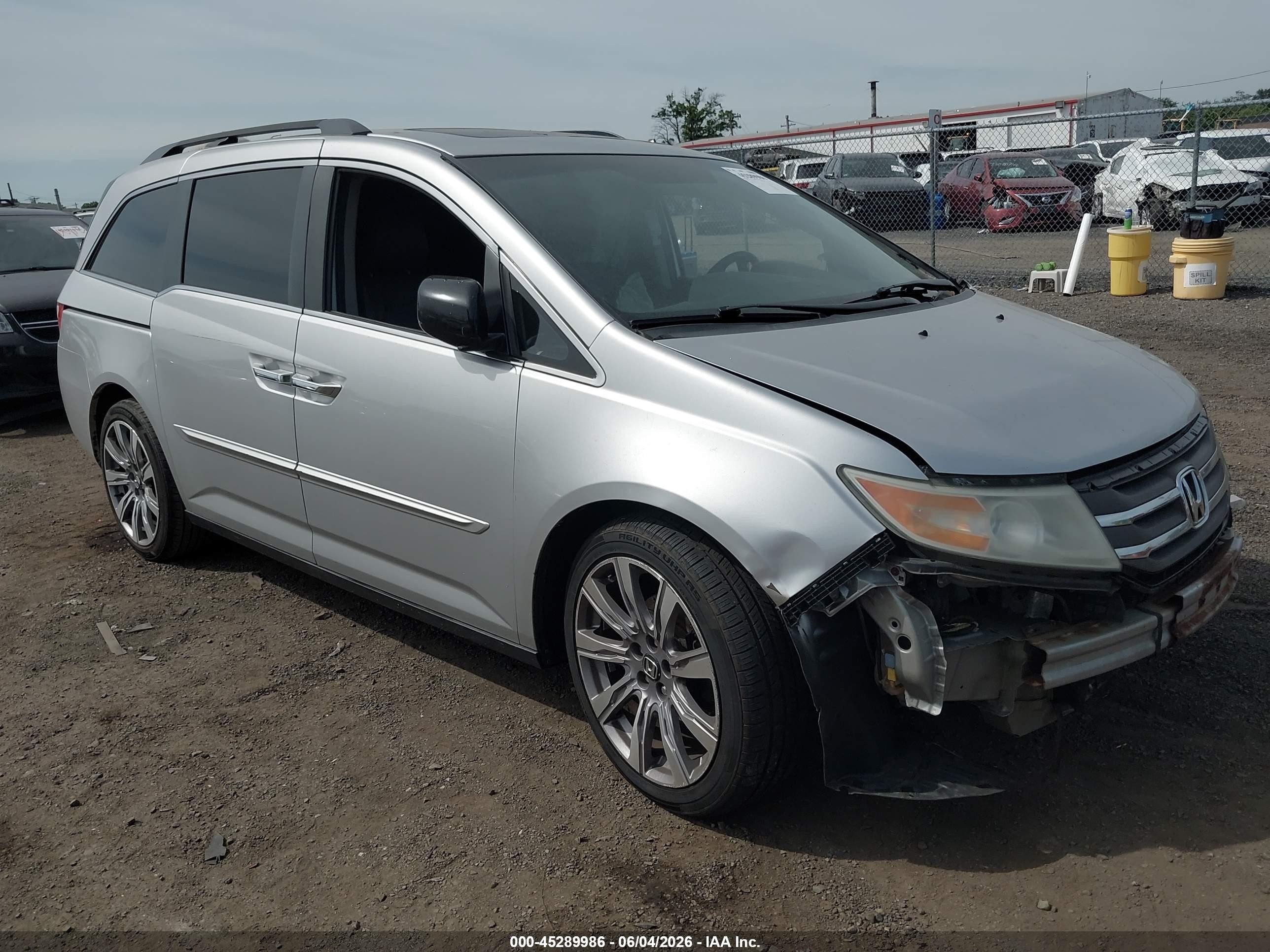 2012 Honda Odyssey Ex-l Серебряный vin: 5FNRL5H67CB050002