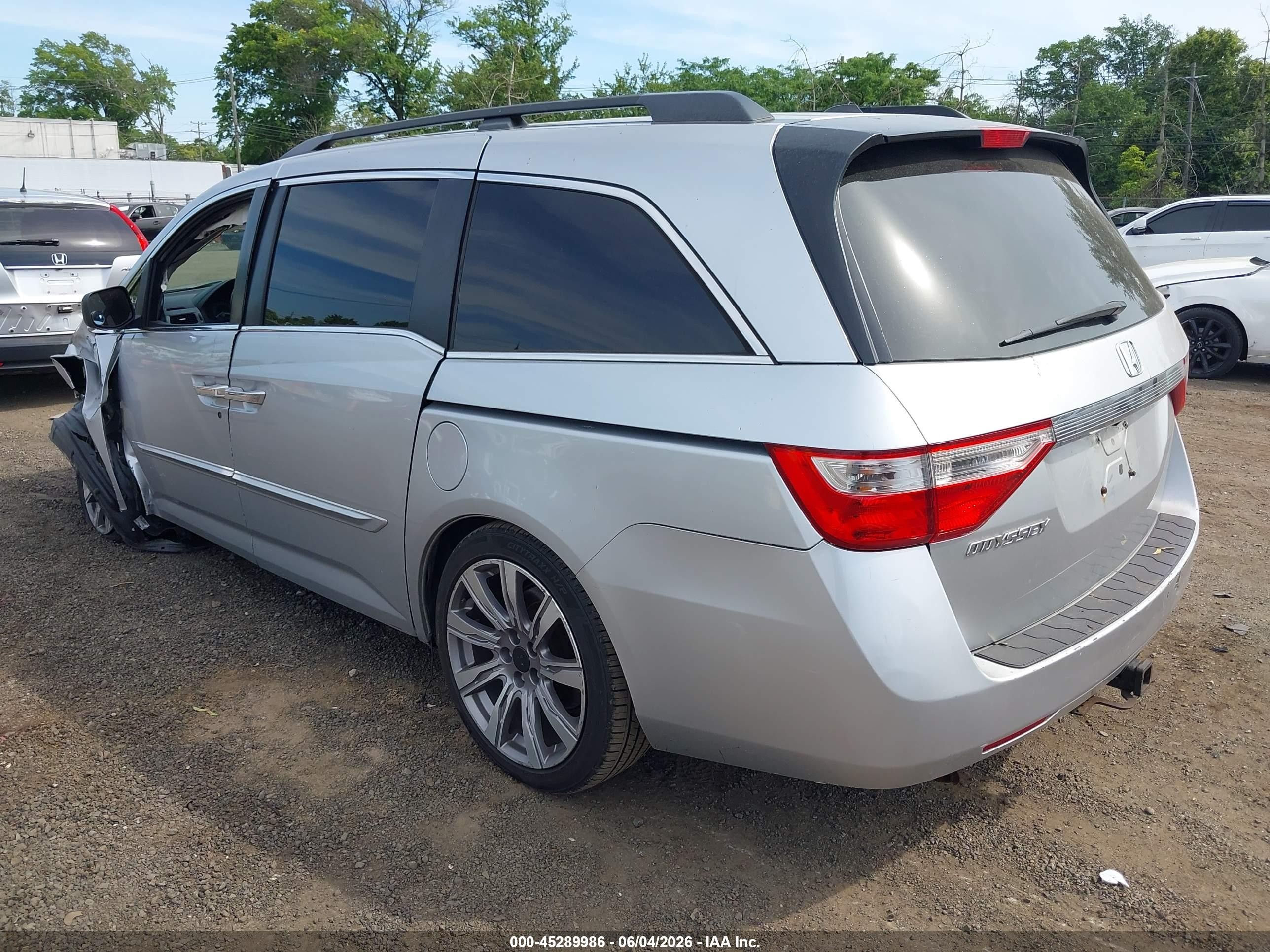 2012 Honda Odyssey Ex-l Серебряный vin: 5FNRL5H67CB050002