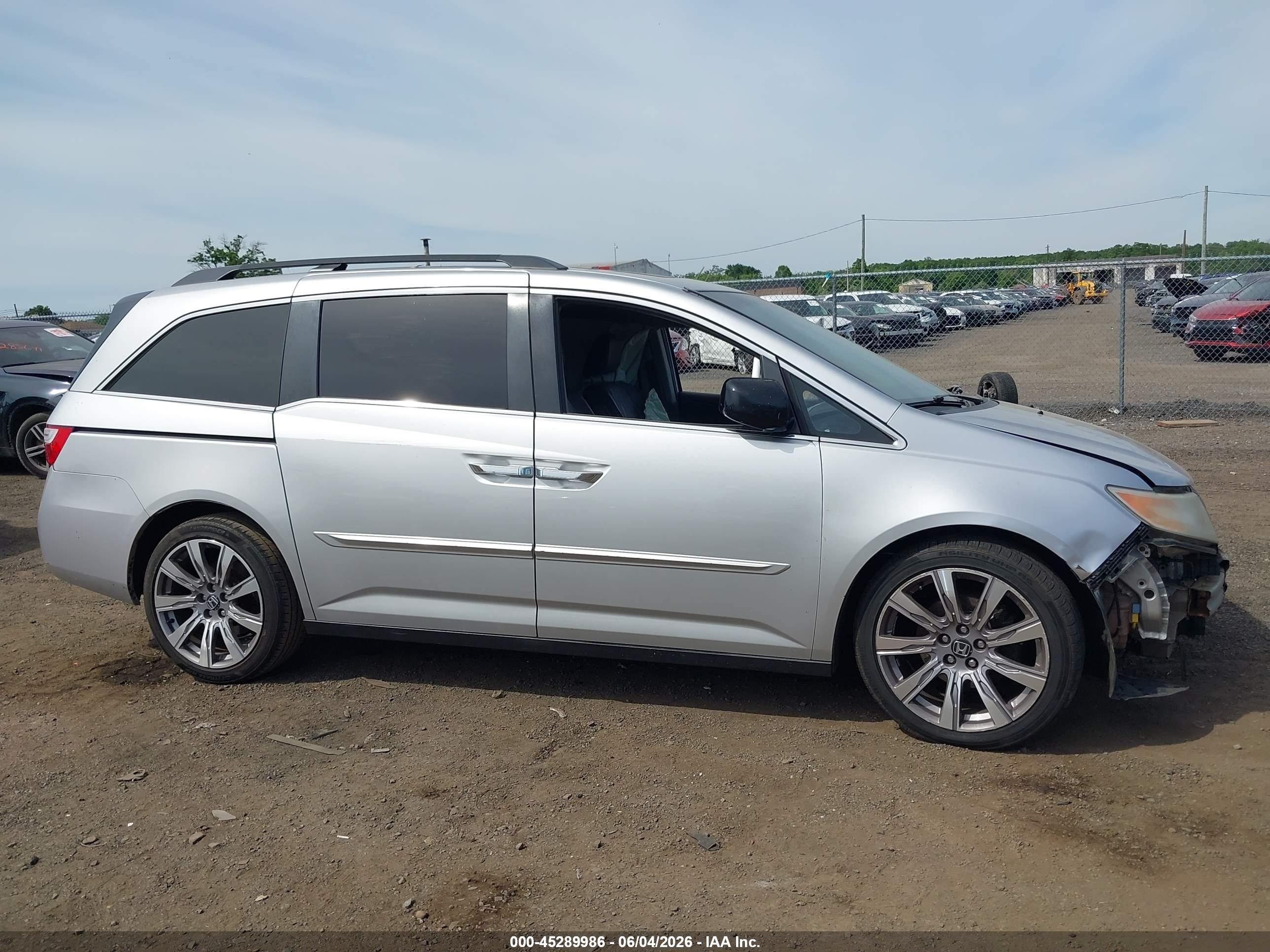 2012 Honda Odyssey Ex-l Серебряный vin: 5FNRL5H67CB050002