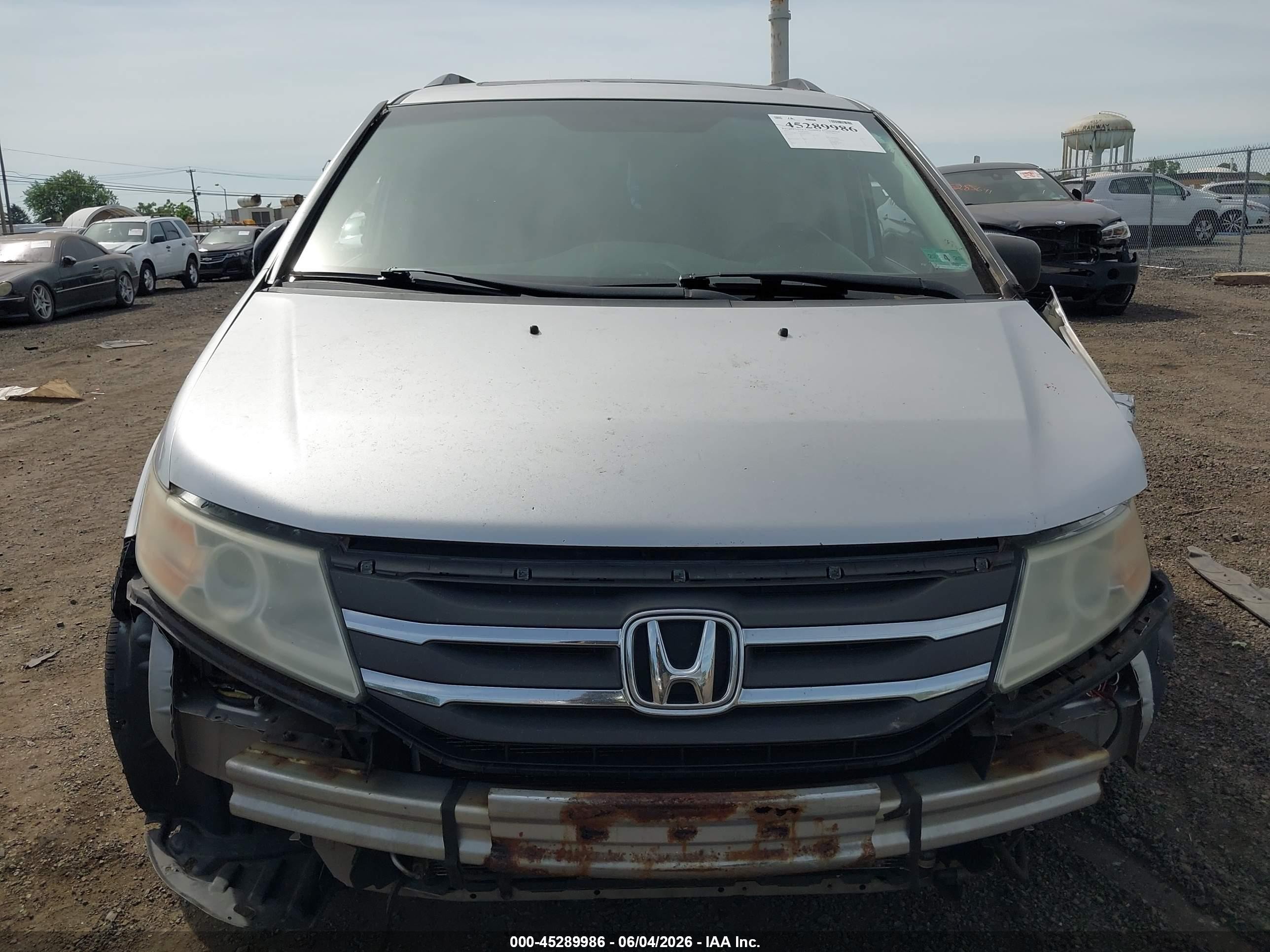 2012 Honda Odyssey Ex-l Серебряный vin: 5FNRL5H67CB050002