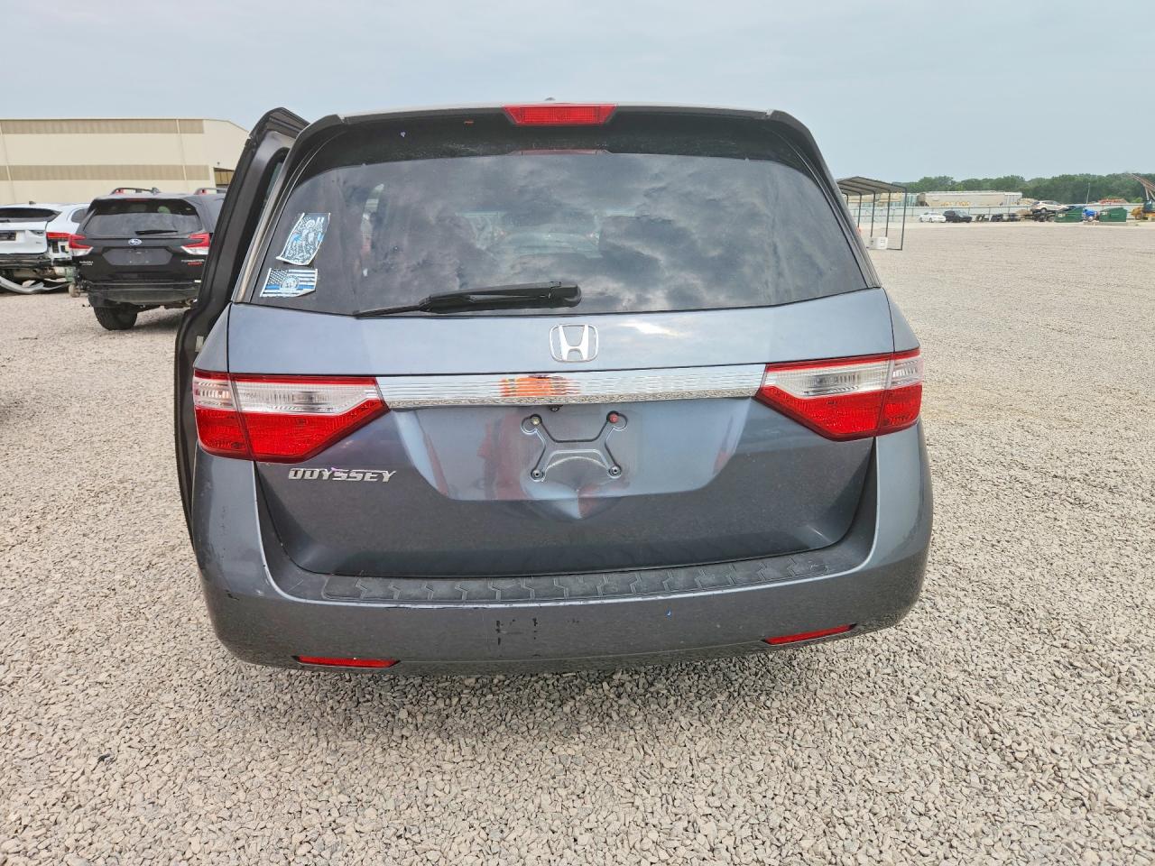 2012 Honda Odyssey Exl Gray vin: 5FNRL5H67CB066698