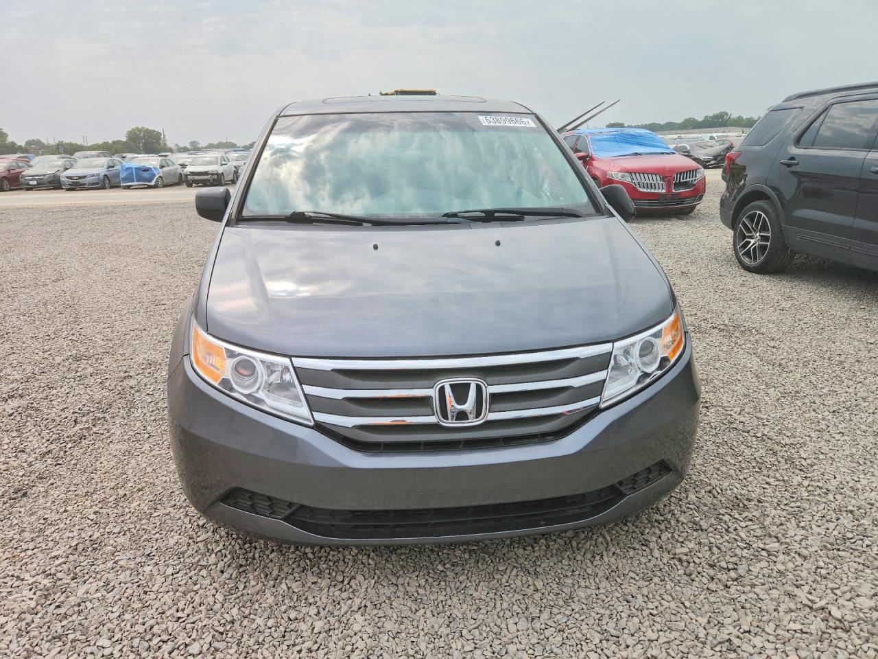 2012 Honda Odyssey Exl Gray vin: 5FNRL5H67CB066698