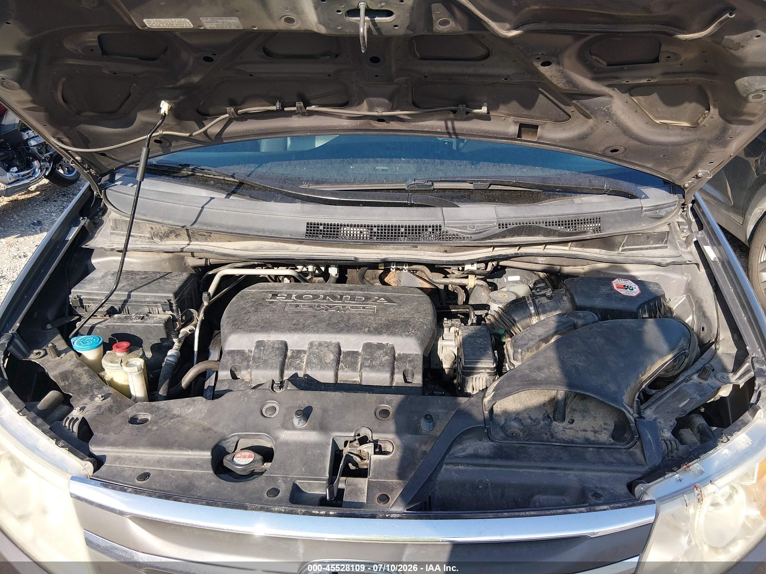 2012 Honda Odyssey Ex-l Серый vin: 5FNRL5H67CB082951