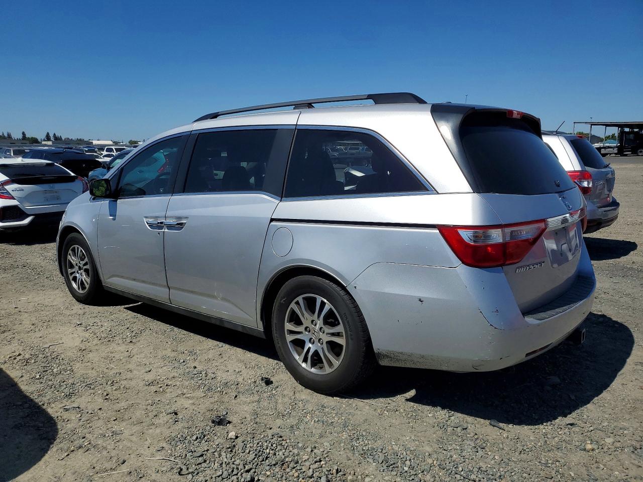 2012 Honda Odyssey Exl Silver vin: 5FNRL5H67CB091178