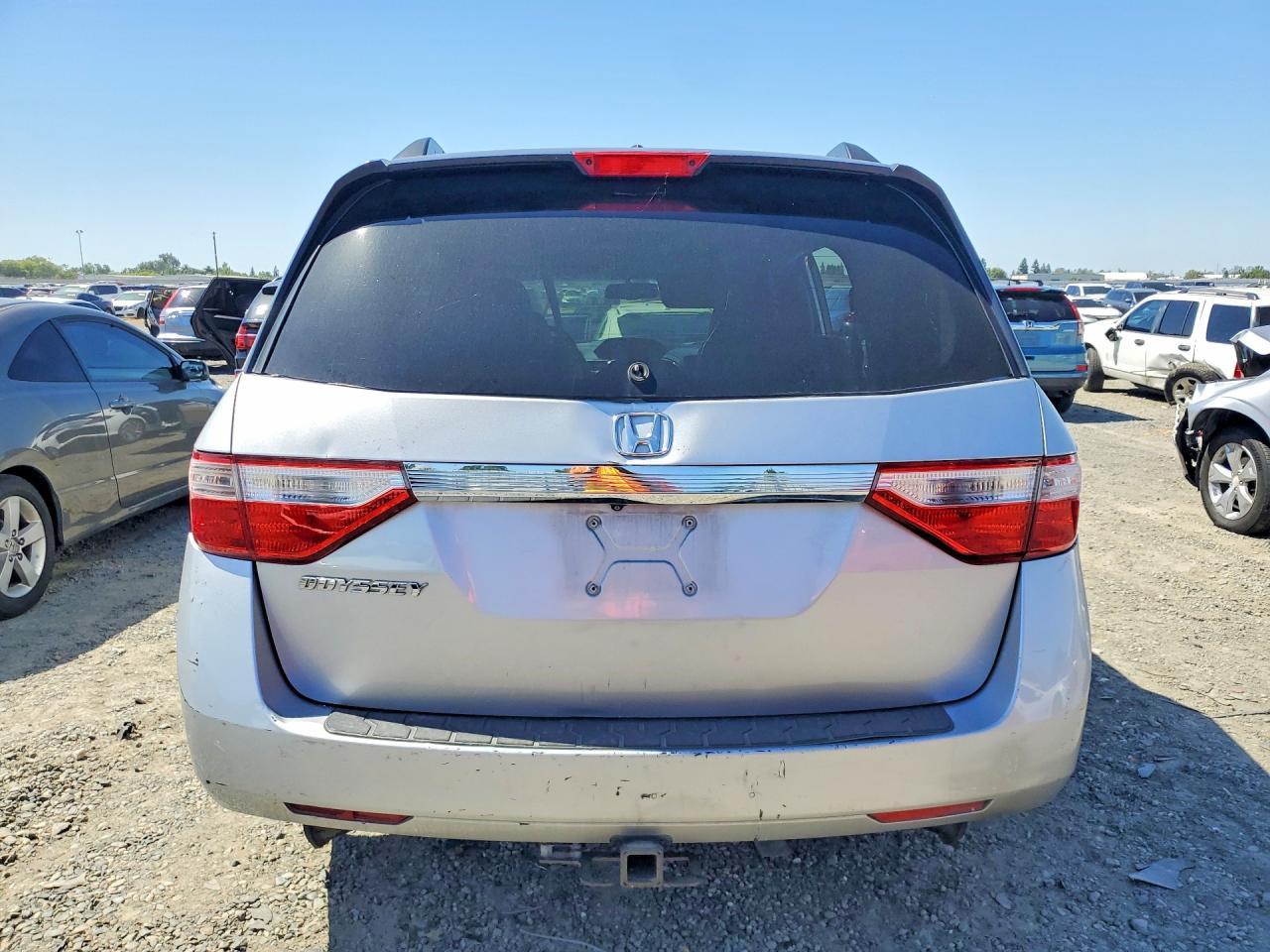2012 Honda Odyssey Exl Silver vin: 5FNRL5H67CB091178