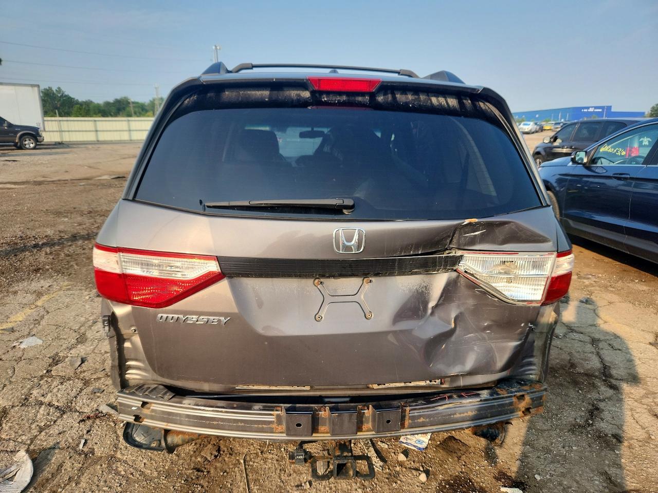 2012 Honda Odyssey Exl Gray vin: 5FNRL5H67CB094033