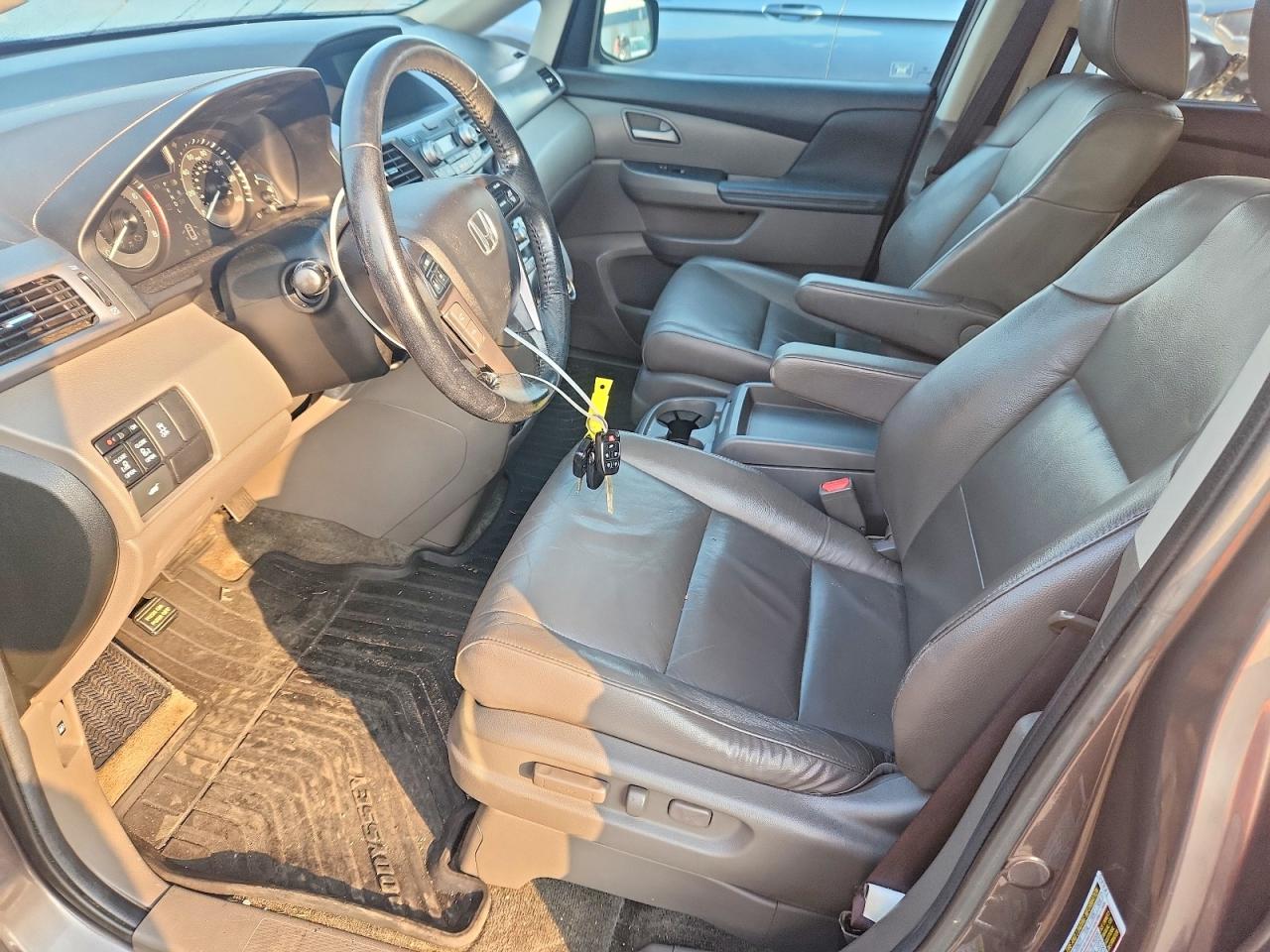 2012 Honda Odyssey Exl Gray vin: 5FNRL5H67CB094033