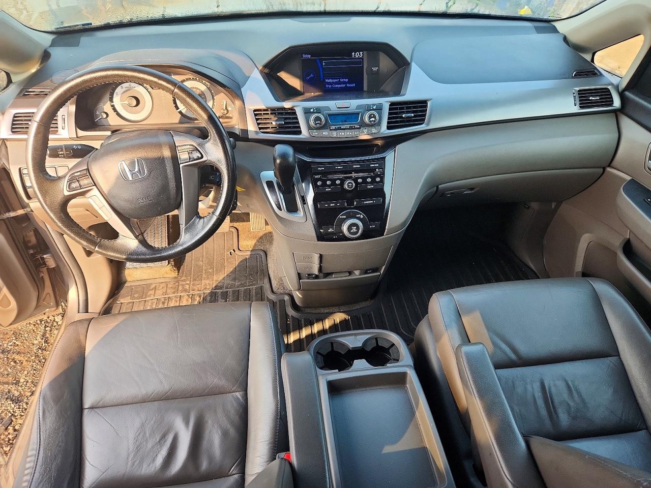 2012 Honda Odyssey Exl Gray vin: 5FNRL5H67CB094033