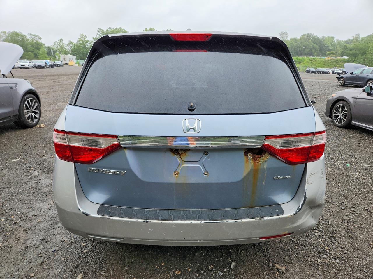 2012 Honda Odyssey Exl Silver vin: 5FNRL5H67CB094551