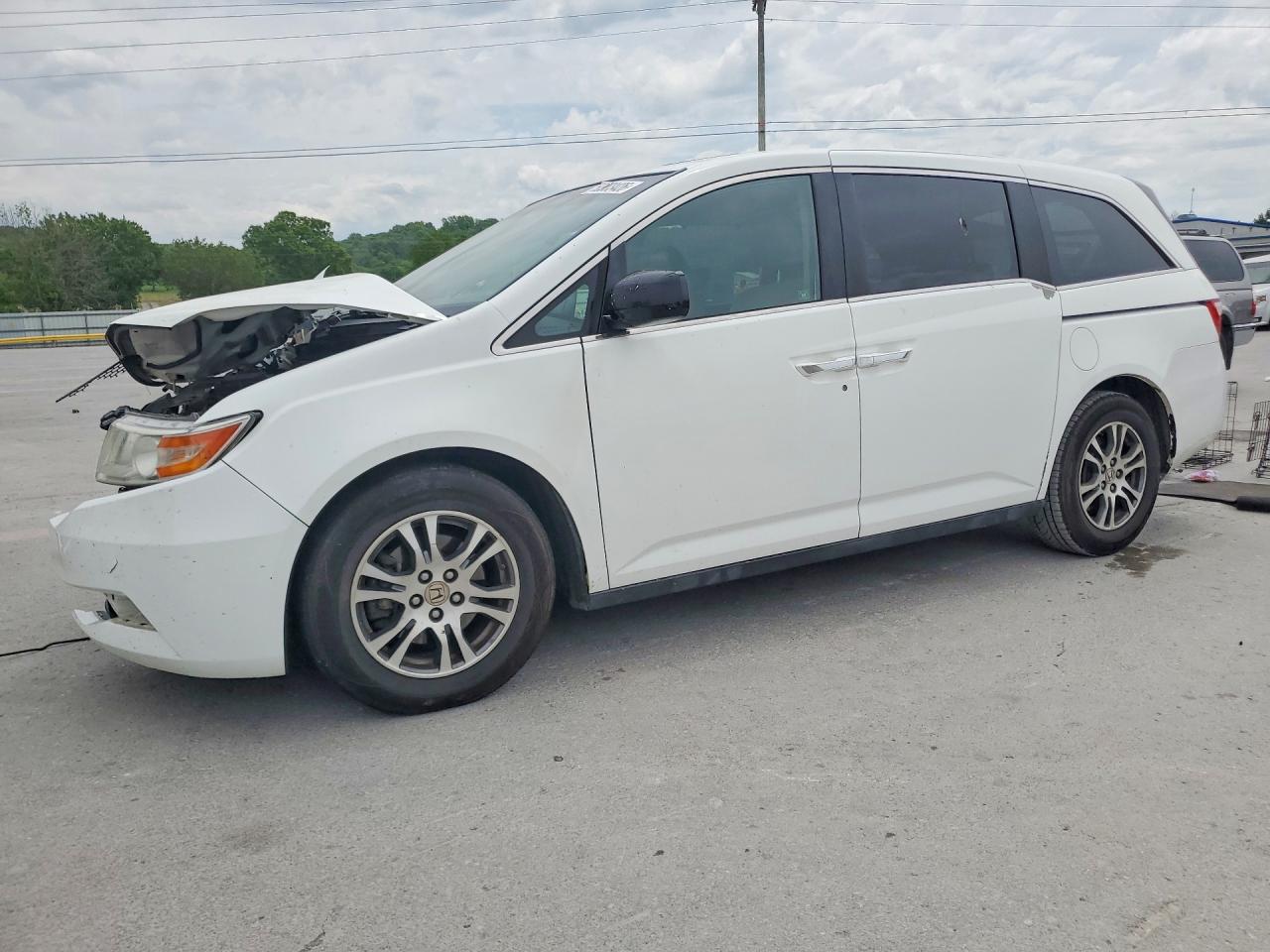 2012 Honda Odyssey Exl Белый vin: 5FNRL5H67CB095313