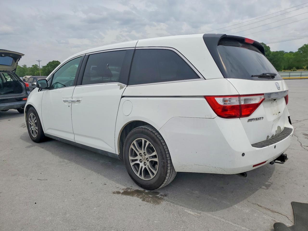 2012 Honda Odyssey Exl Белый vin: 5FNRL5H67CB095313