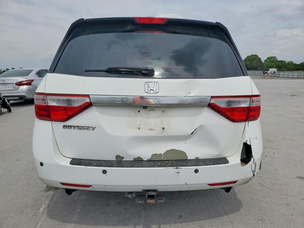 2012 Honda Odyssey Exl Белый vin: 5FNRL5H67CB095313