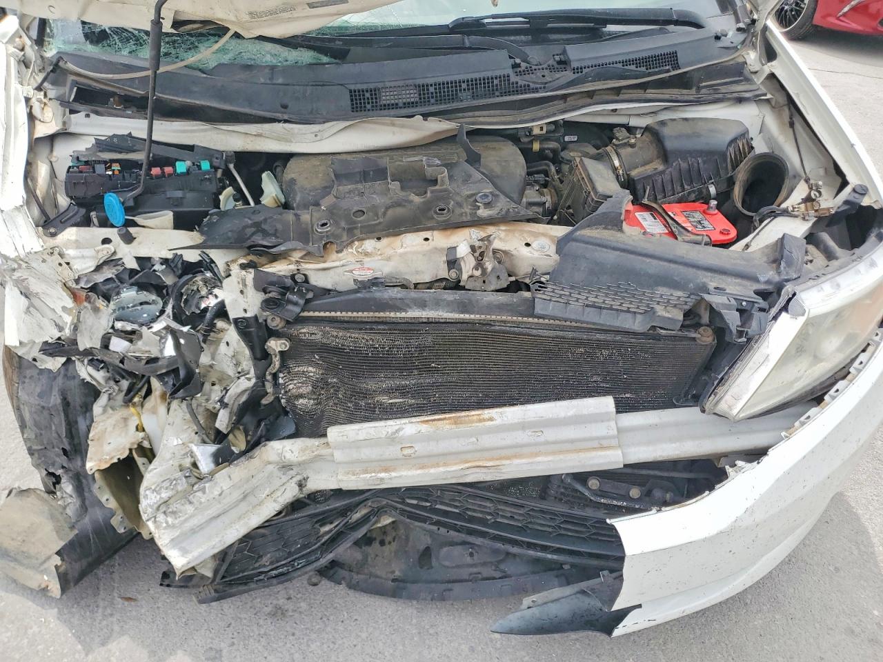 2012 Honda Odyssey Exl Белый vin: 5FNRL5H67CB095313