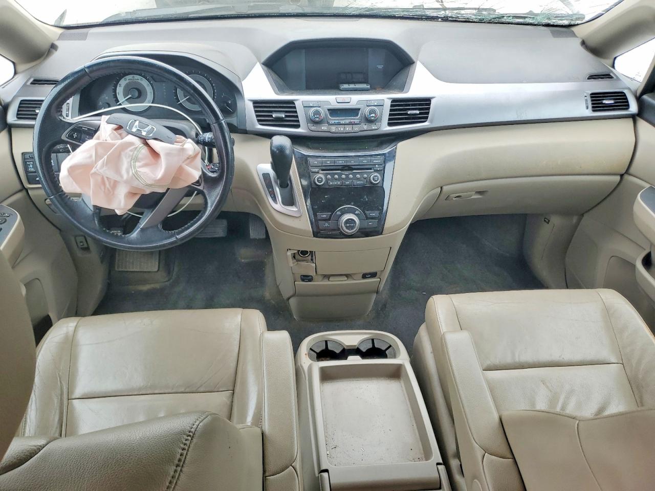 2012 Honda Odyssey Exl Белый vin: 5FNRL5H67CB095313
