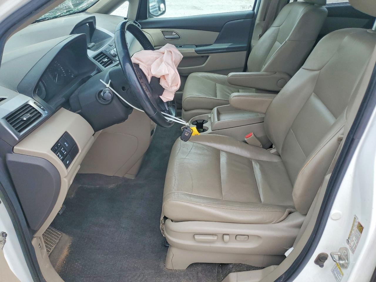 2012 Honda Odyssey Exl Белый vin: 5FNRL5H67CB095313