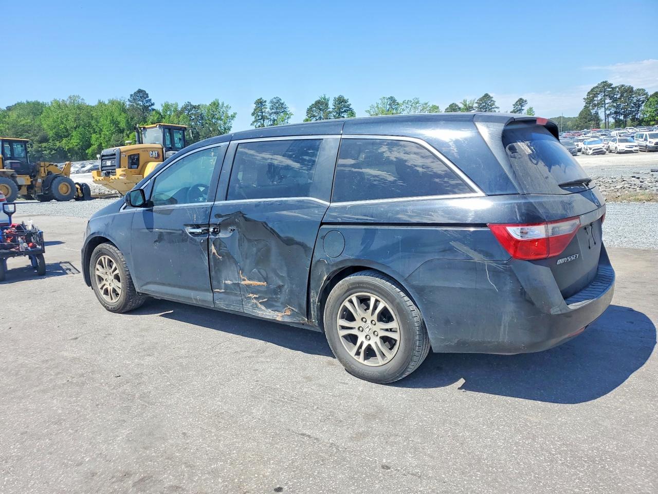 2012 Honda Odyssey Exl Gray vin: 5FNRL5H67CB099975