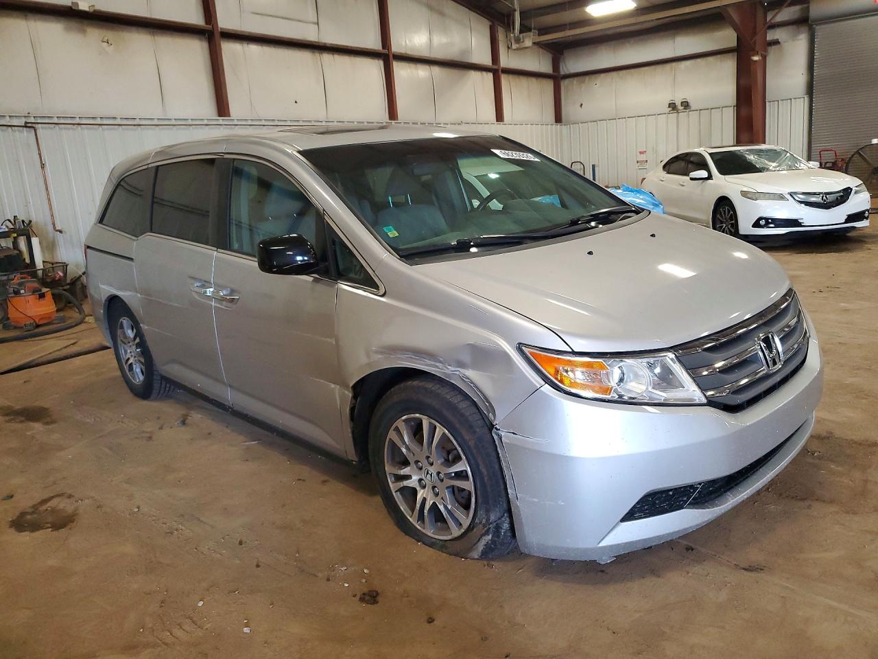 2012 Honda Odyssey Exl Silver vin: 5FNRL5H67CB116340