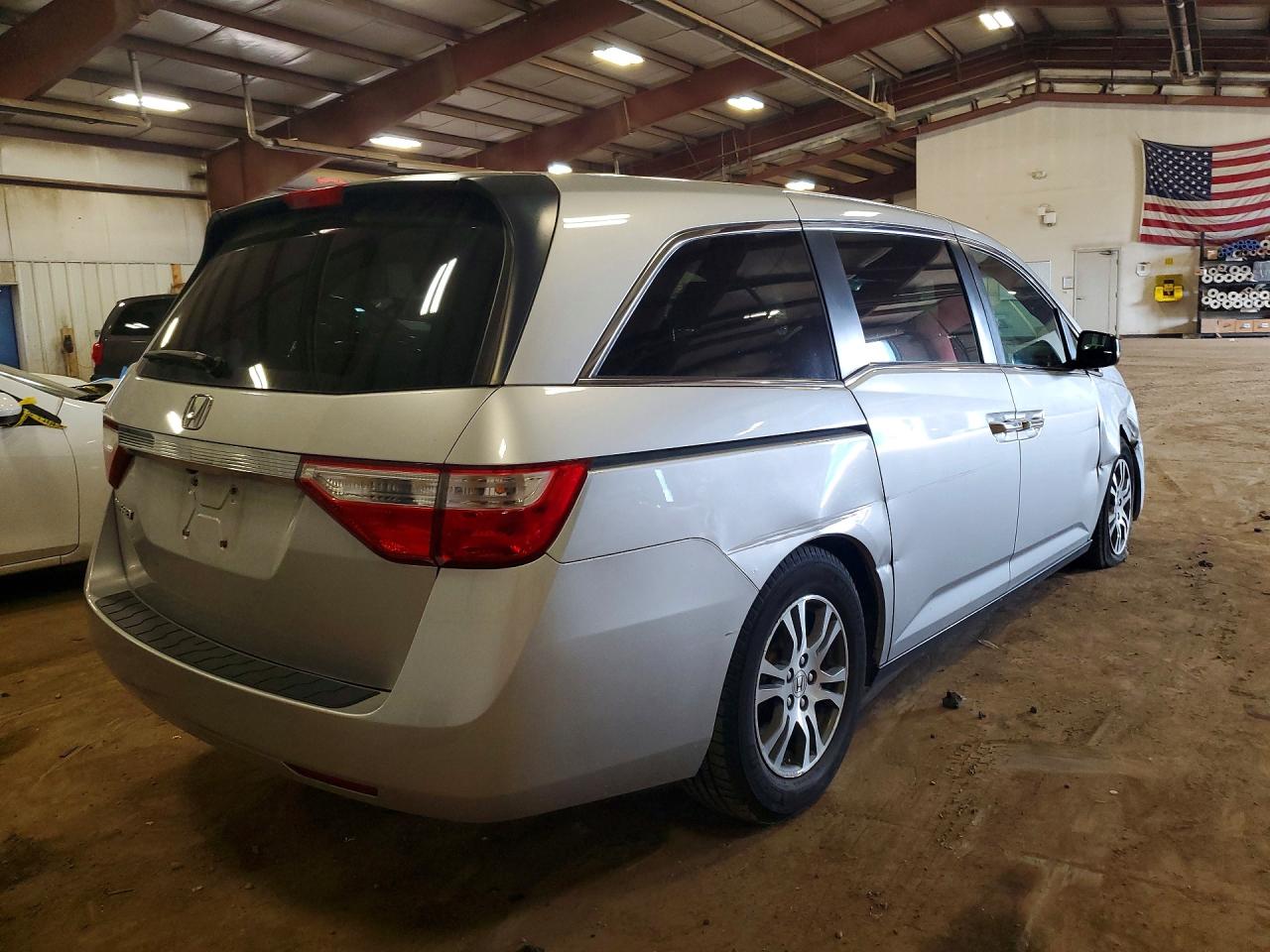 2012 Honda Odyssey Exl Silver vin: 5FNRL5H67CB116340