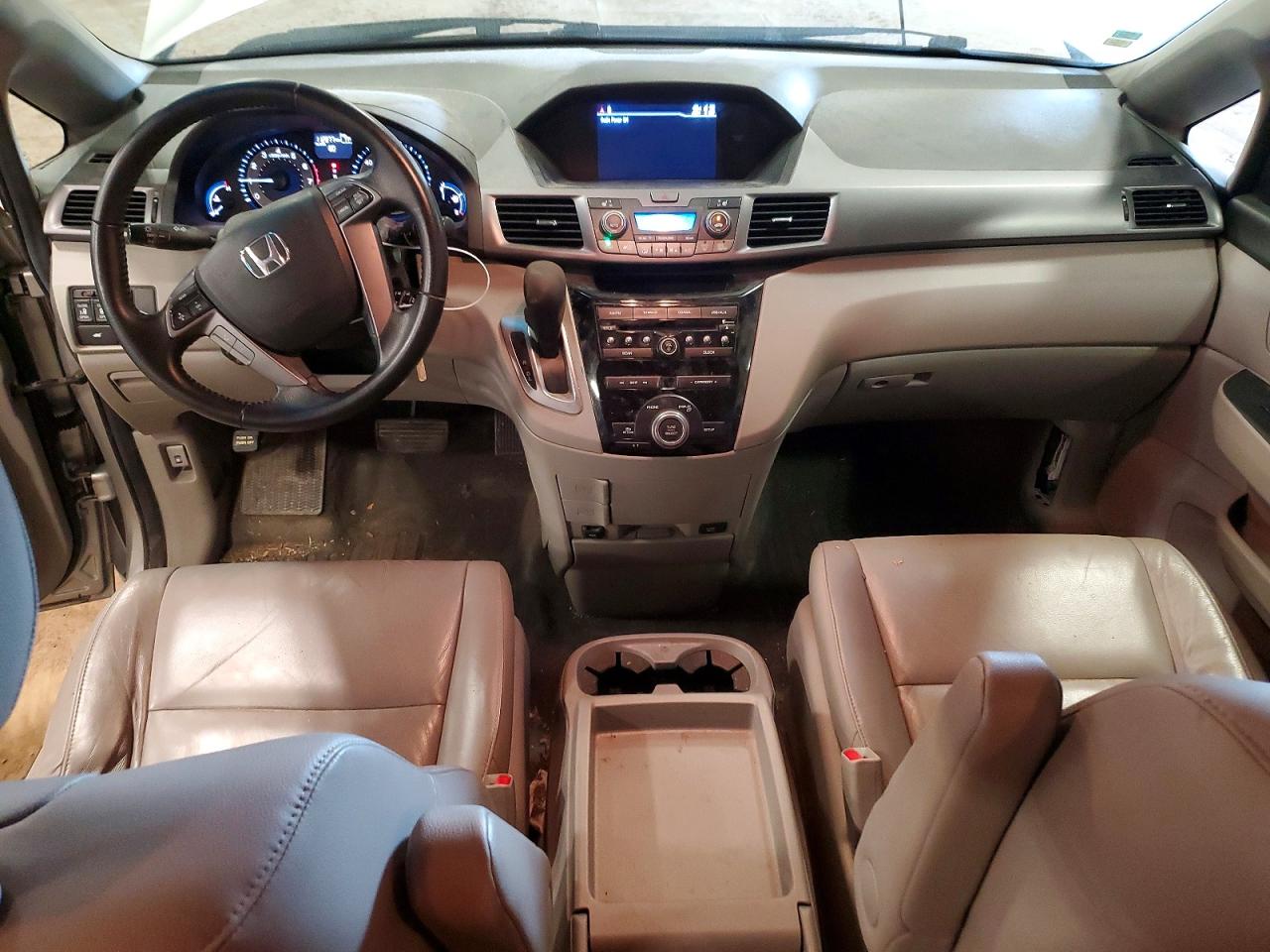 2012 Honda Odyssey Exl Silver vin: 5FNRL5H67CB116340