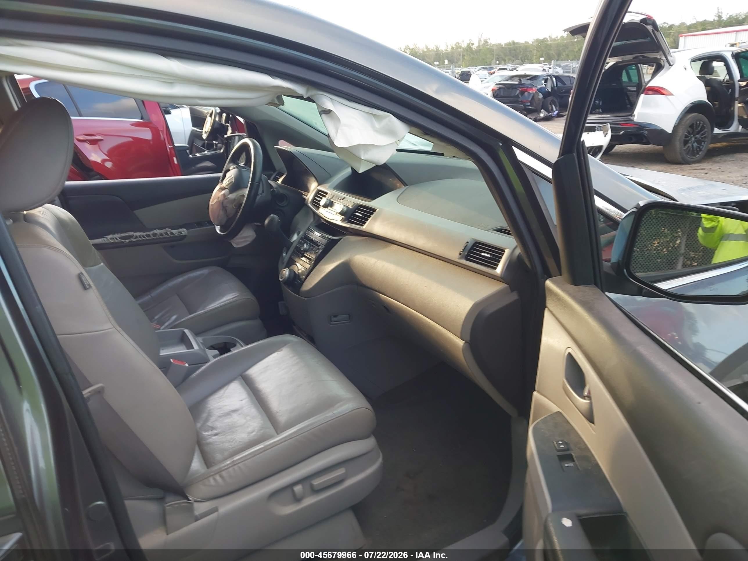2012 Honda Odyssey Ex-l Серый vin: 5FNRL5H67CB117648