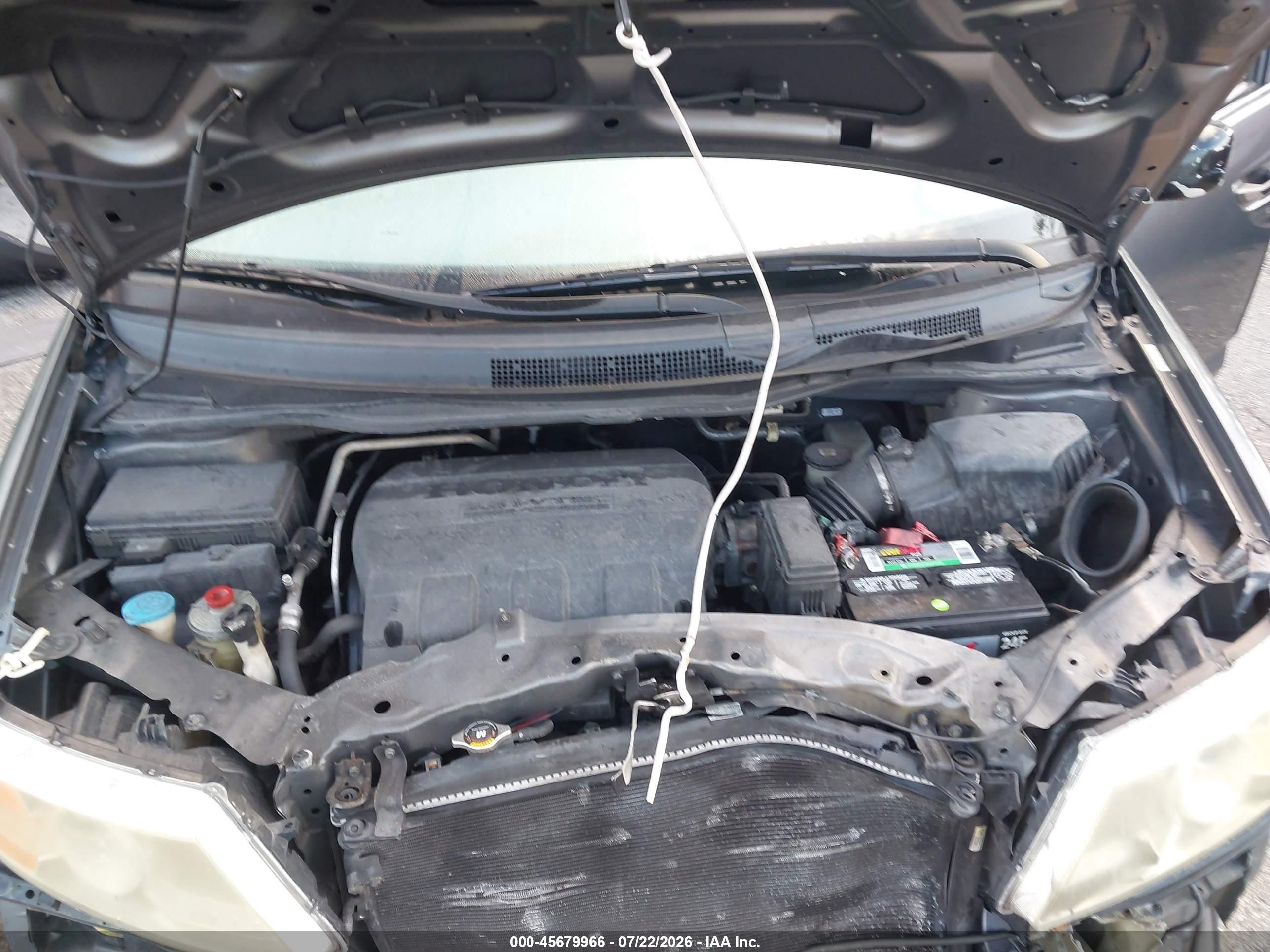 2012 Honda Odyssey Ex-l Серый vin: 5FNRL5H67CB117648