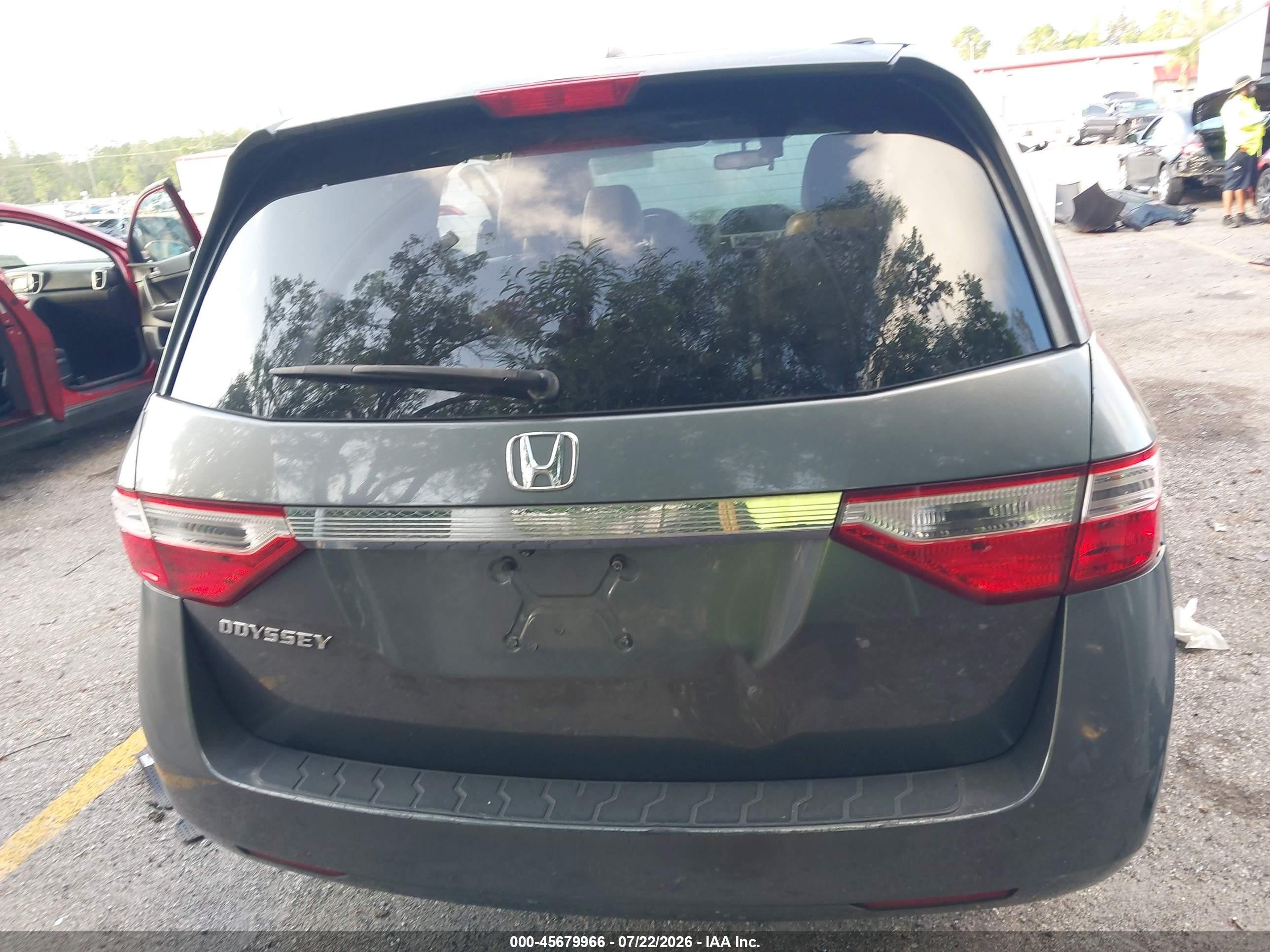 2012 Honda Odyssey Ex-l Серый vin: 5FNRL5H67CB117648