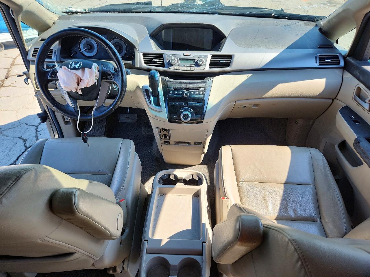 2012 Honda Odyssey Exl Gray vin: 5FNRL5H67CB138984