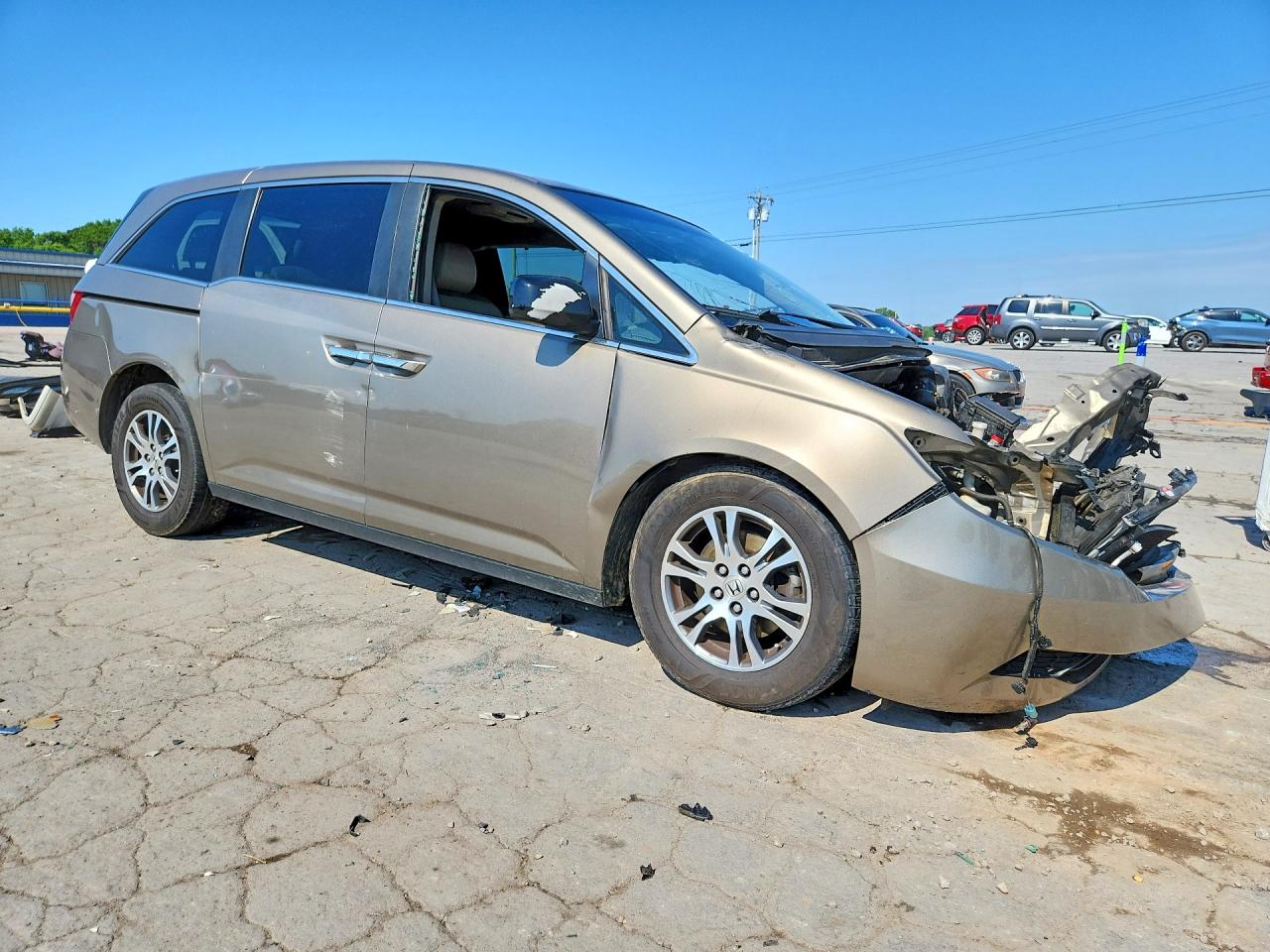 2012 Honda Odyssey Exl Gray vin: 5FNRL5H67CB138984