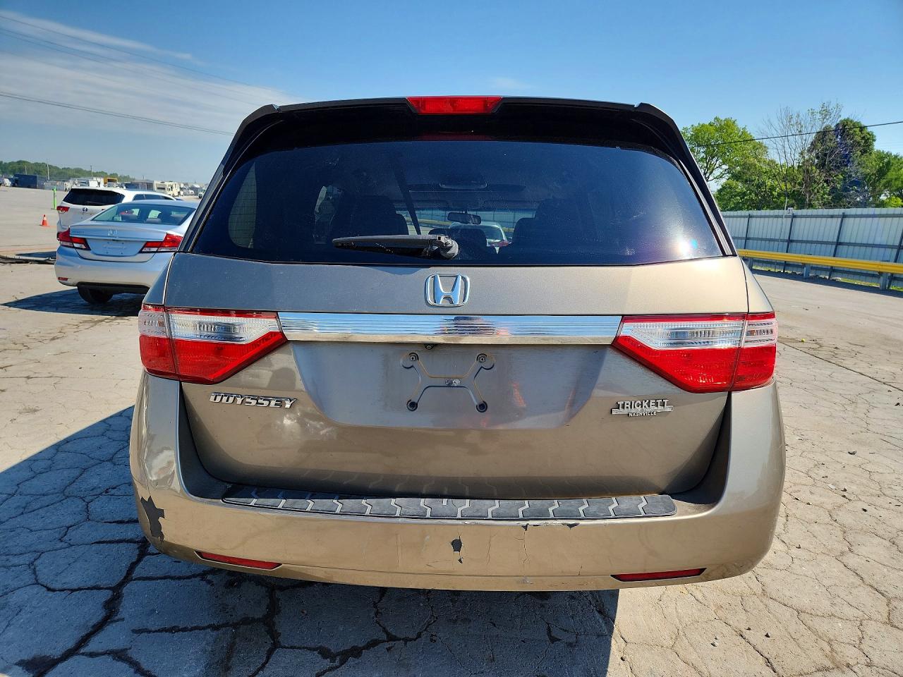 2012 Honda Odyssey Exl Gray vin: 5FNRL5H67CB138984