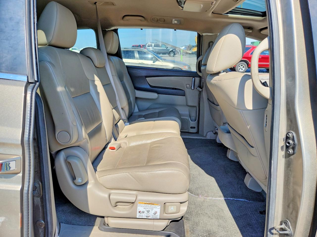 2012 Honda Odyssey Exl Gray vin: 5FNRL5H67CB138984