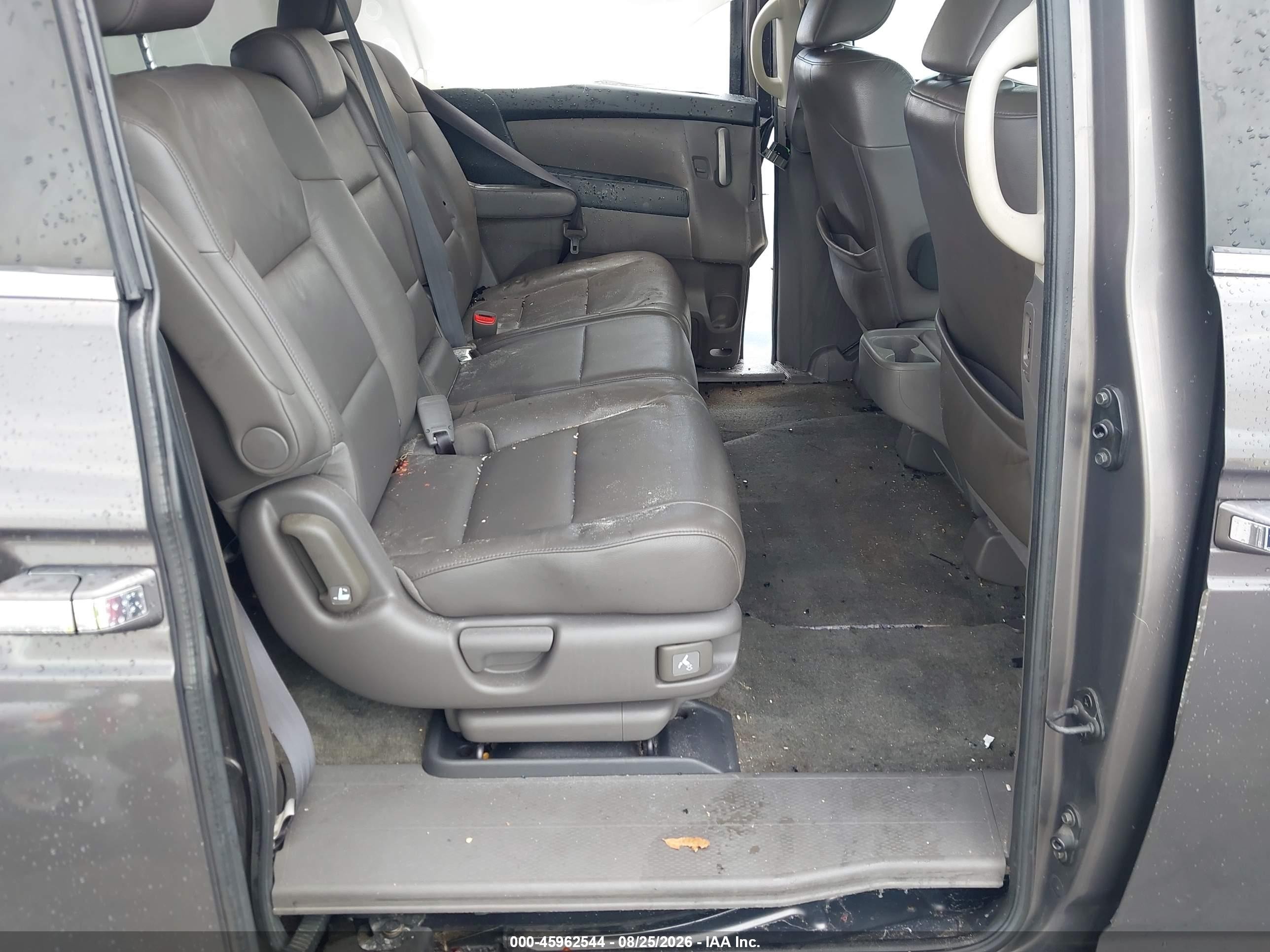 2012 Honda Odyssey Ex-l Gray vin: 5FNRL5H67CB141352