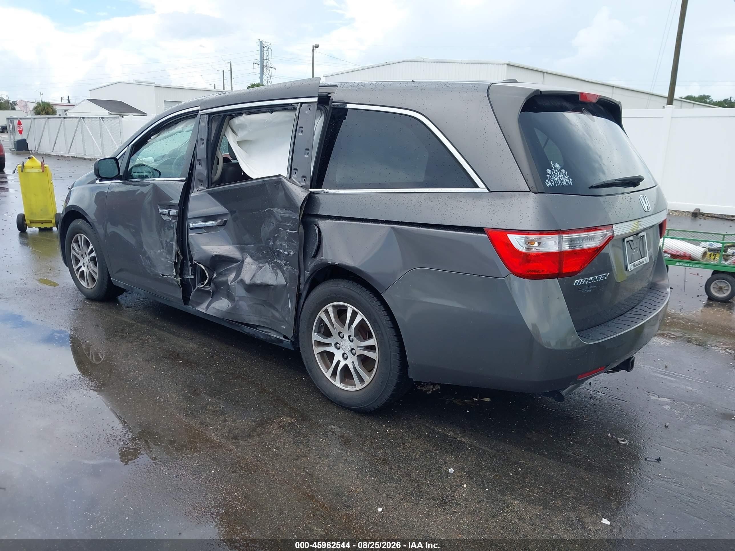 2012 Honda Odyssey Ex-l Gray vin: 5FNRL5H67CB141352