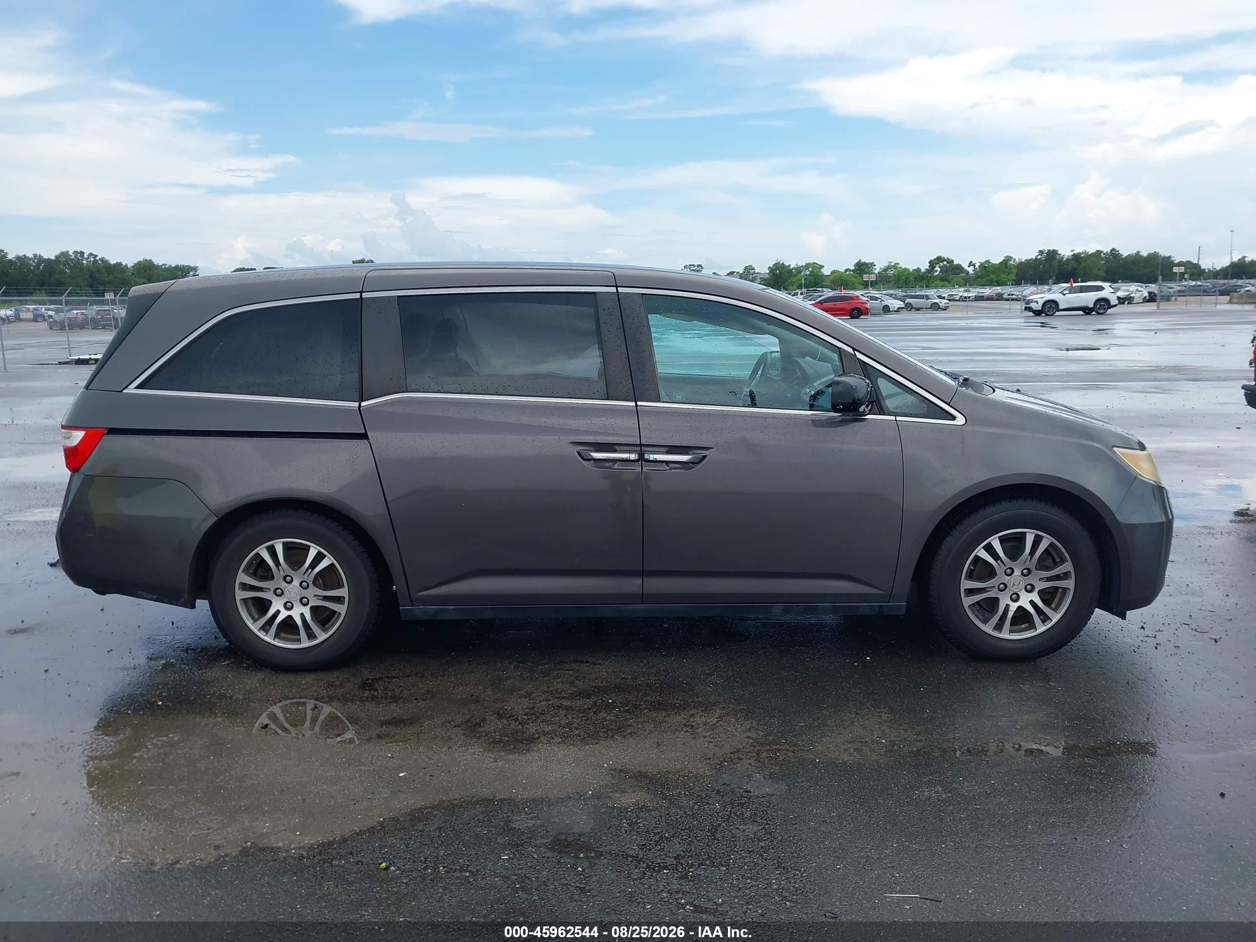 2012 Honda Odyssey Ex-l Gray vin: 5FNRL5H67CB141352