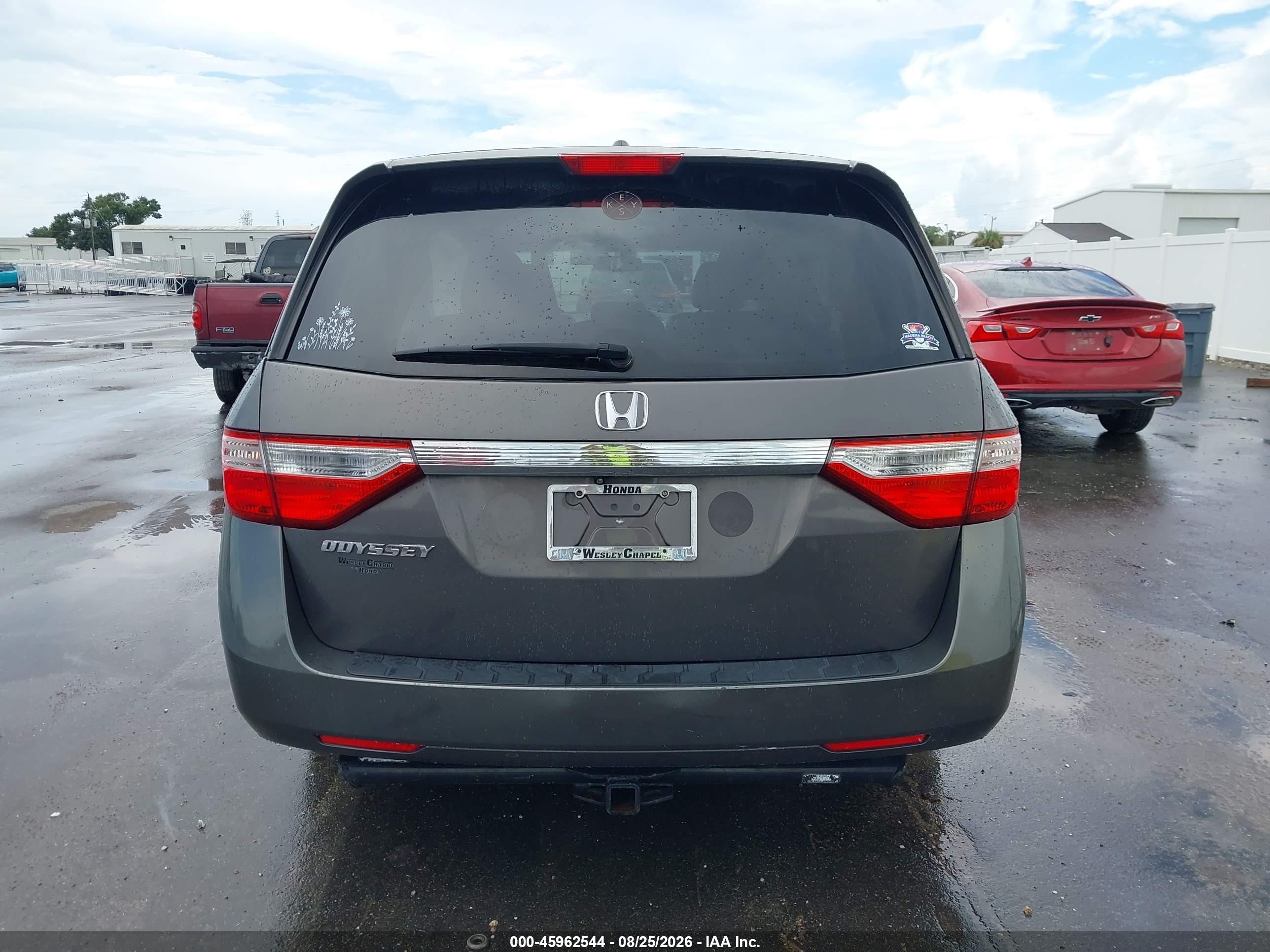 2012 Honda Odyssey Ex-l Gray vin: 5FNRL5H67CB141352