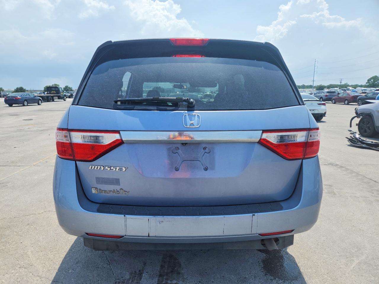2013 Honda Odyssey Exl Blue vin: 5FNRL5H67DB014859