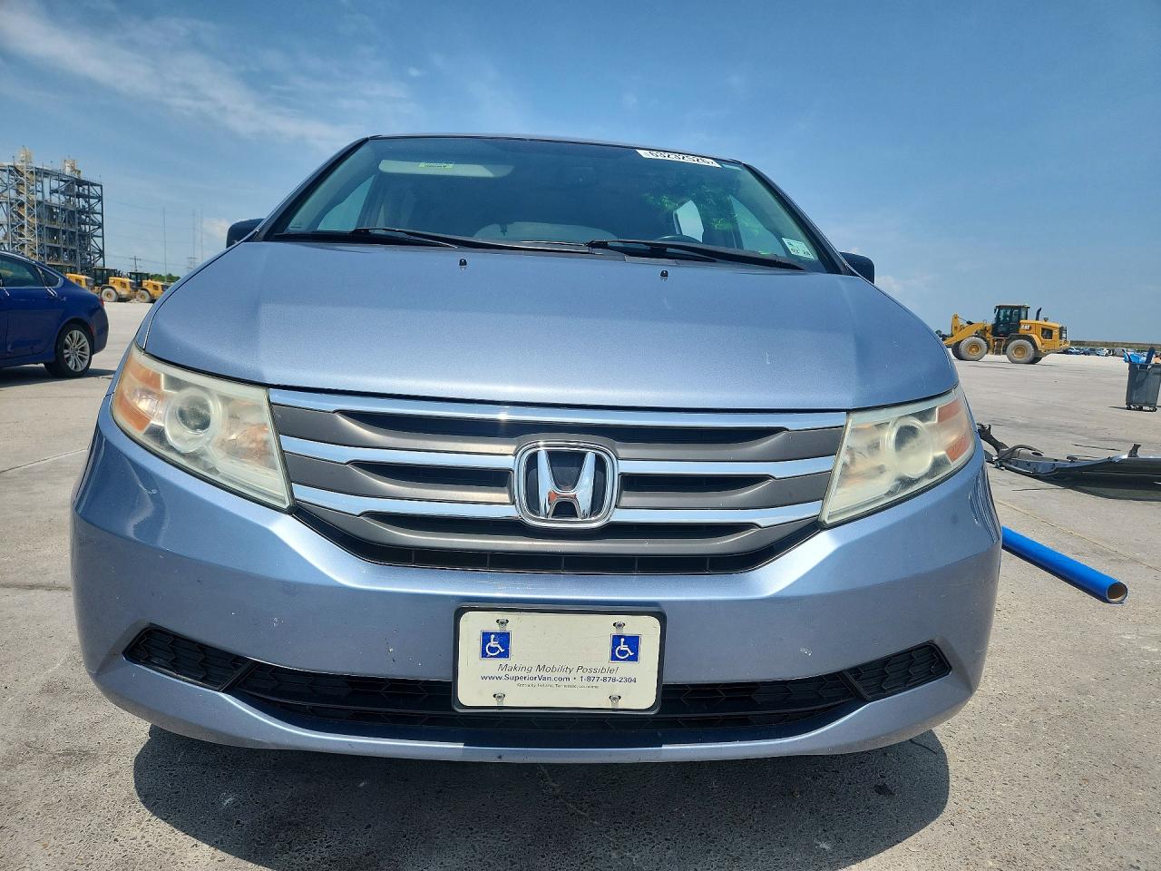 2013 Honda Odyssey Exl Blue vin: 5FNRL5H67DB014859