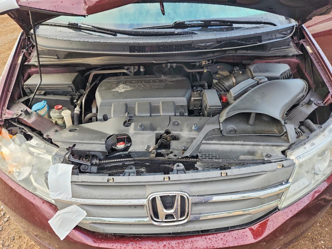 2013 Honda Odyssey Exl Burgundy vin: 5FNRL5H67DB016319