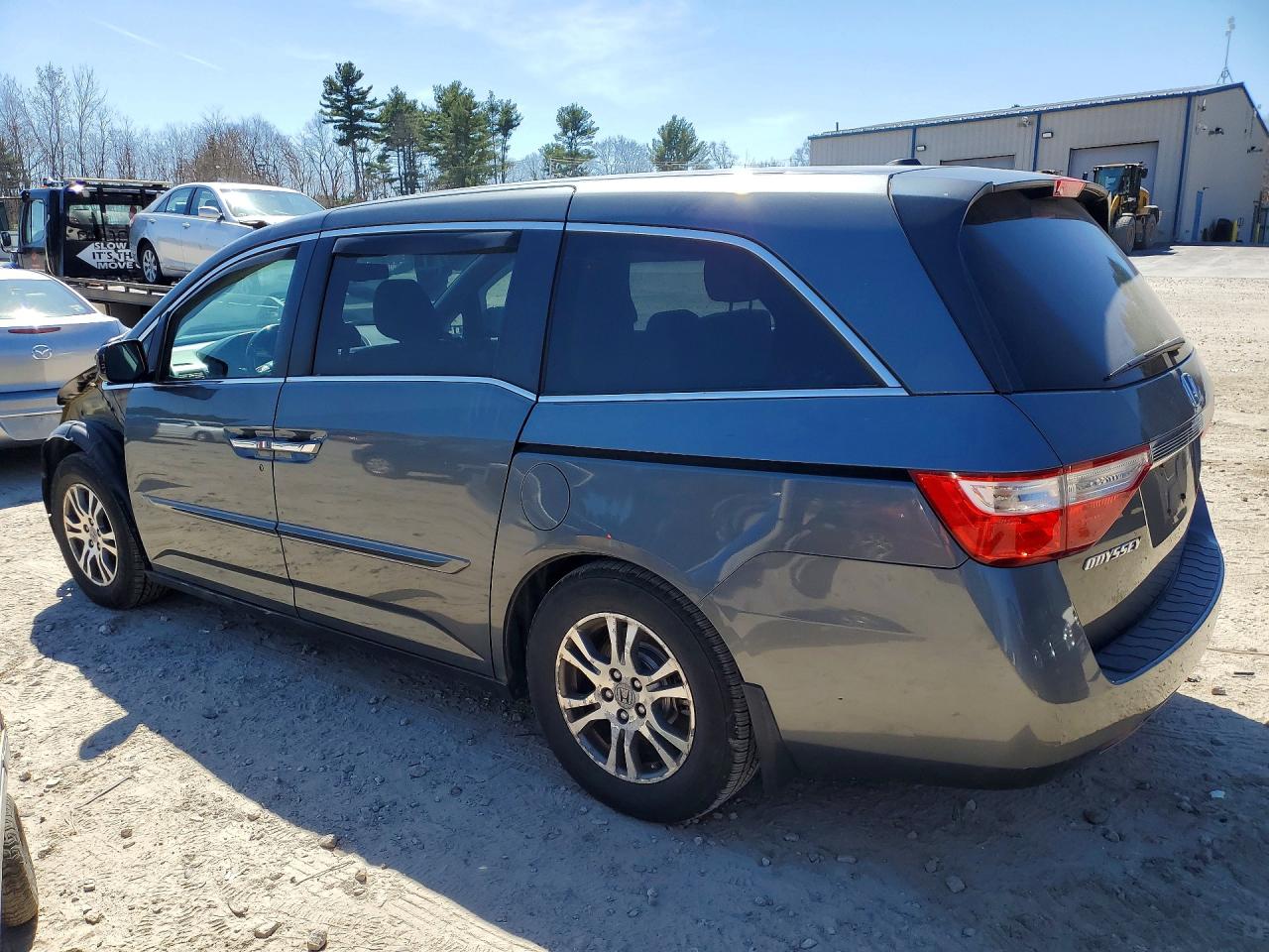 2013 Honda Odyssey Exl Gray vin: 5FNRL5H67DB022220