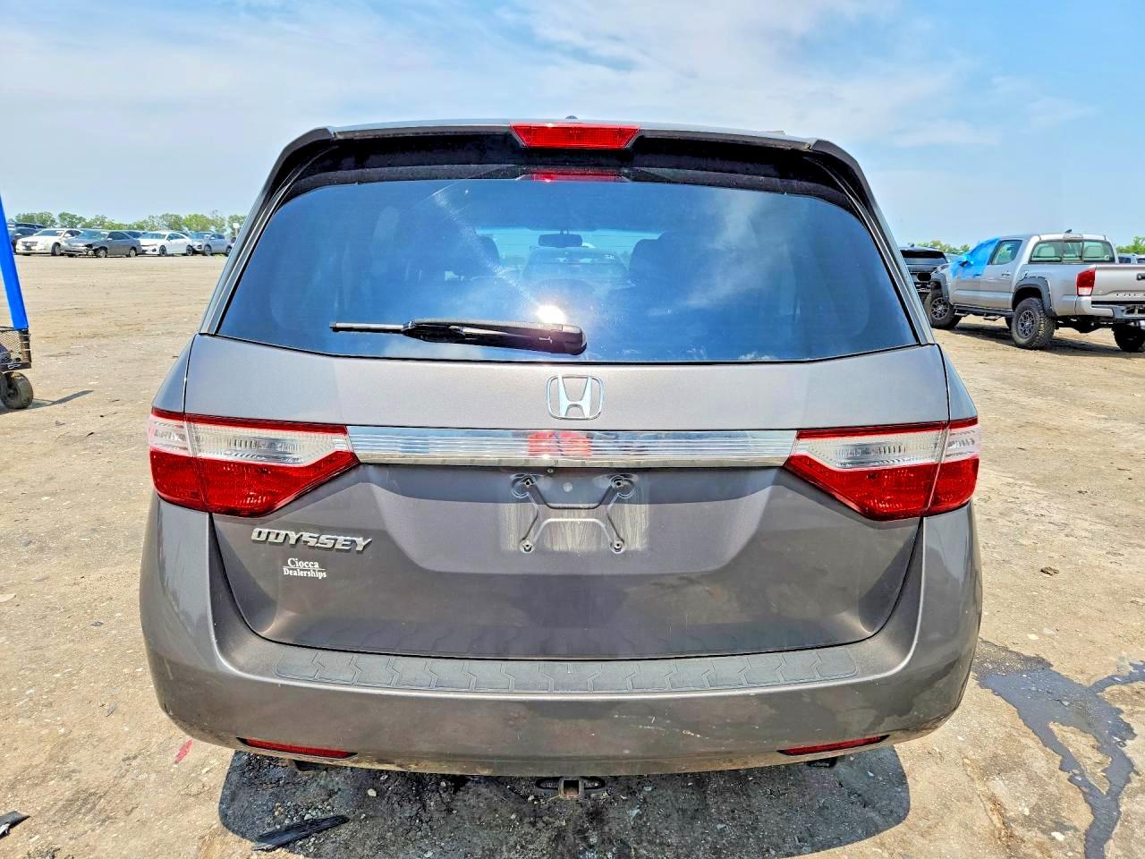 2013 Honda Odyssey Exl Gray vin: 5FNRL5H67DB023822
