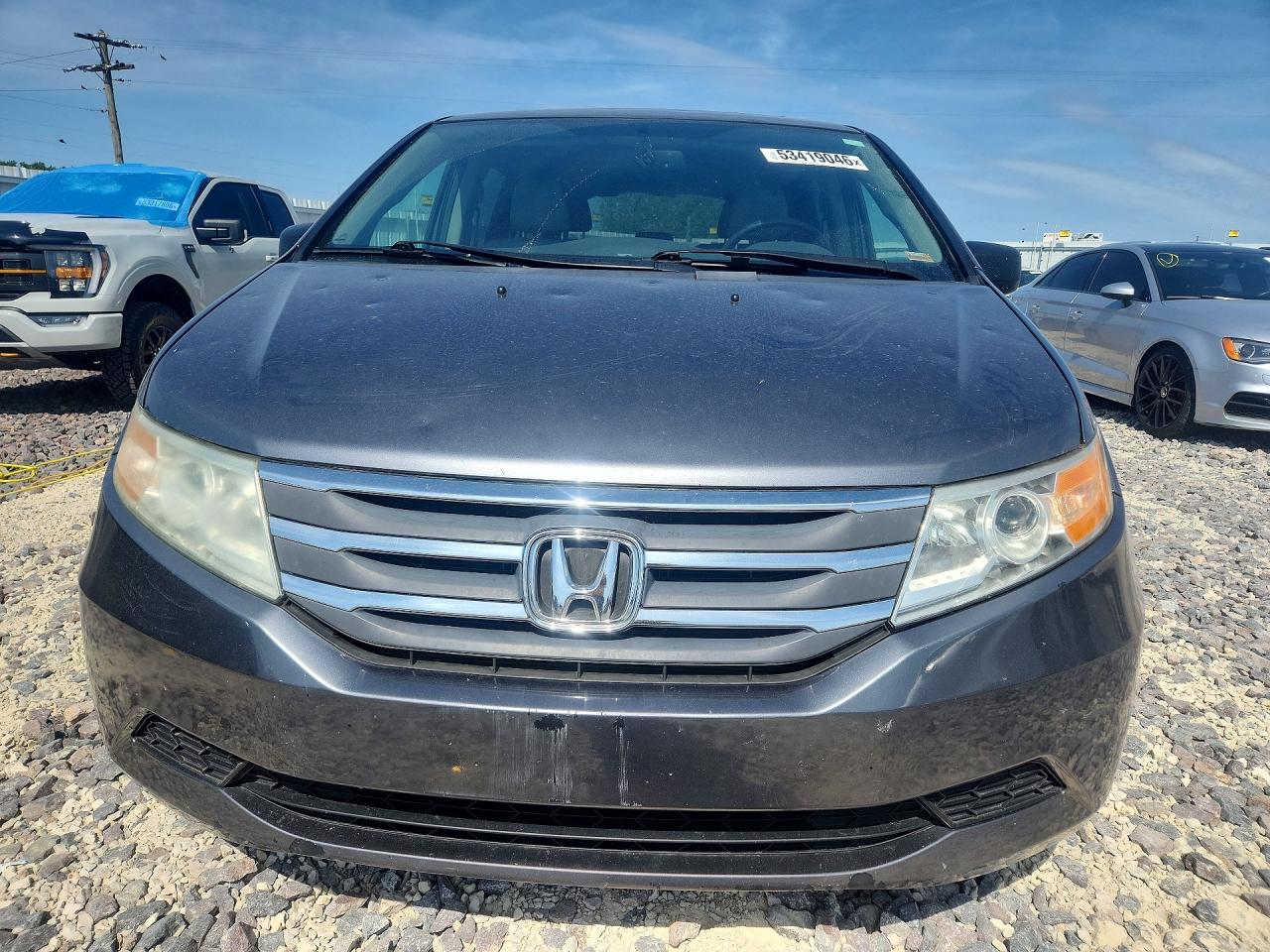 2013 Honda Odyssey Exl Gray vin: 5FNRL5H67DB032861