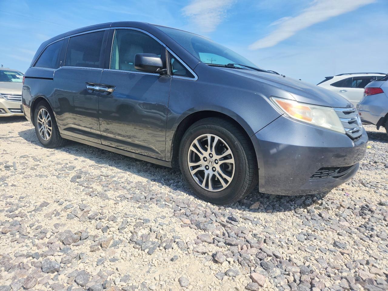 2013 Honda Odyssey Exl Gray vin: 5FNRL5H67DB032861