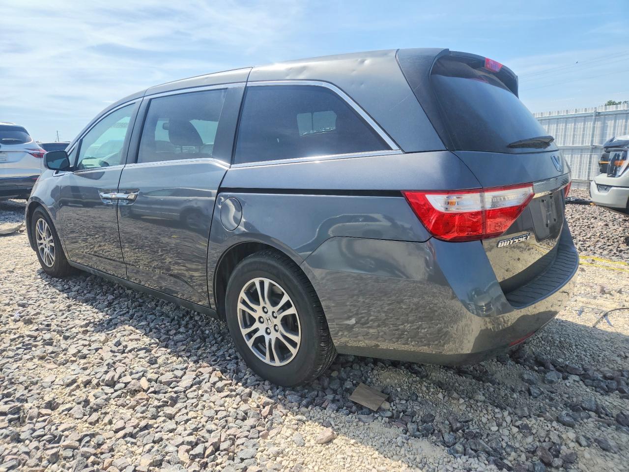 2013 Honda Odyssey Exl Gray vin: 5FNRL5H67DB032861