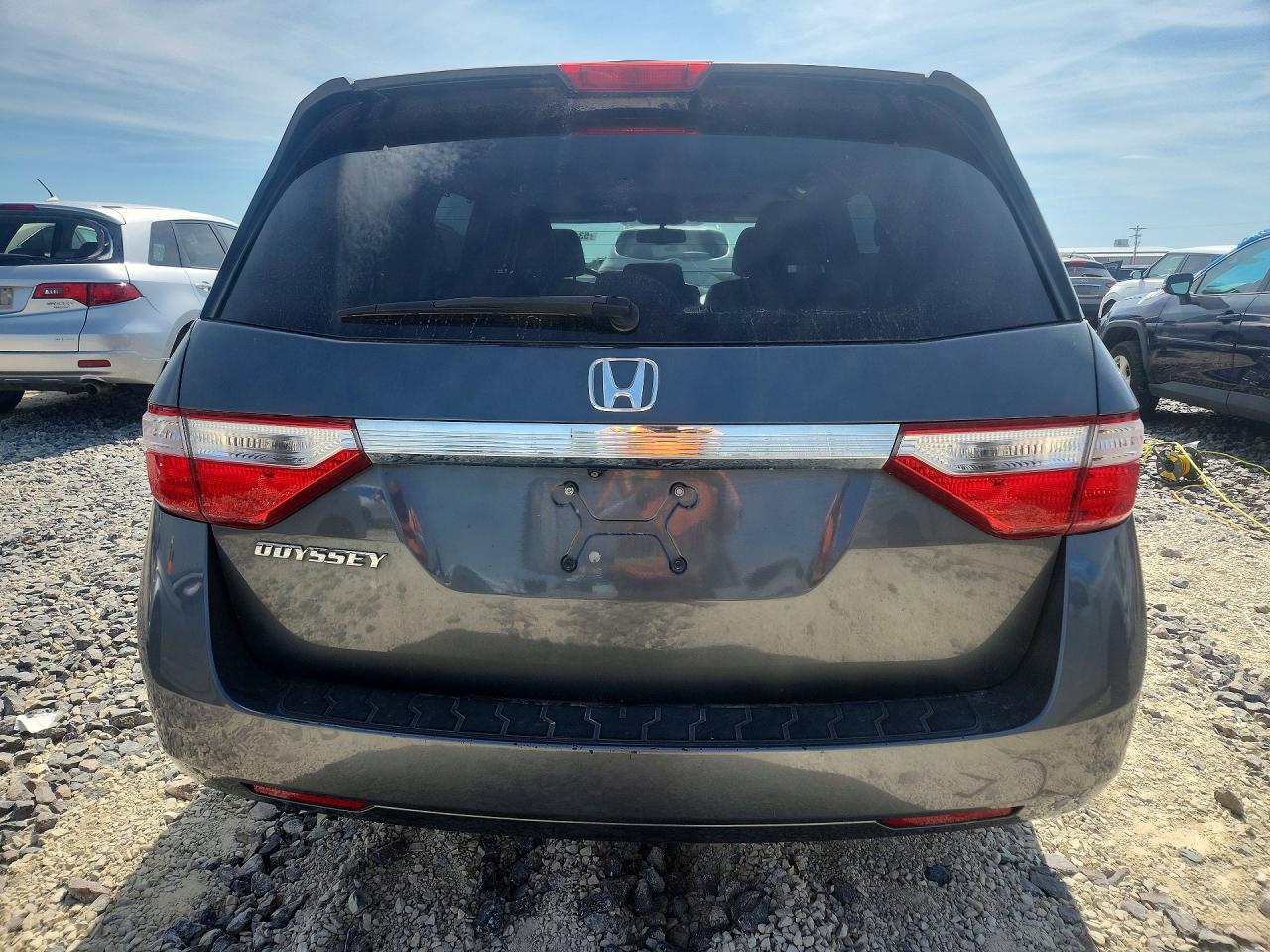 2013 Honda Odyssey Exl Gray vin: 5FNRL5H67DB032861