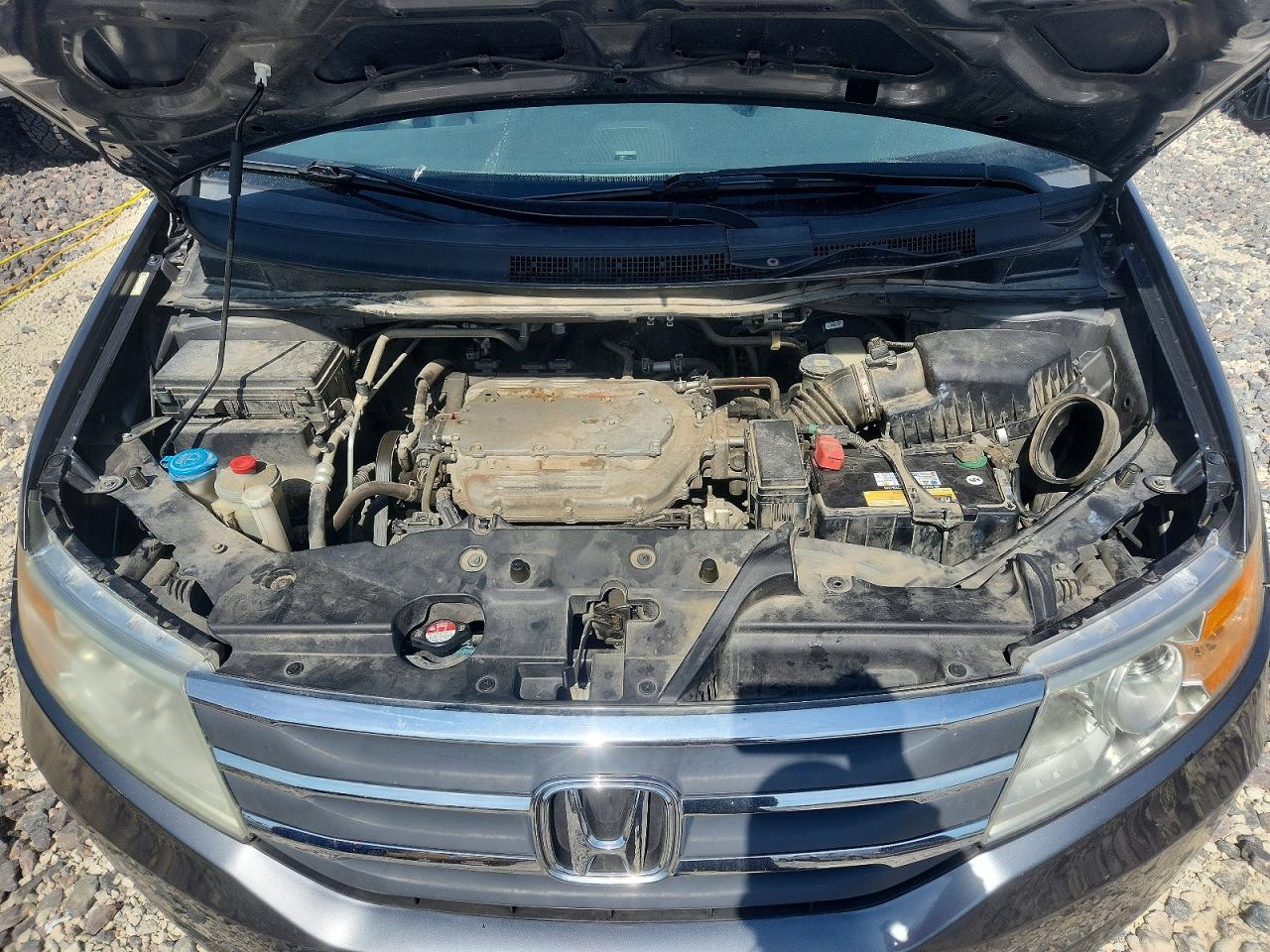 2013 Honda Odyssey Exl Gray vin: 5FNRL5H67DB032861