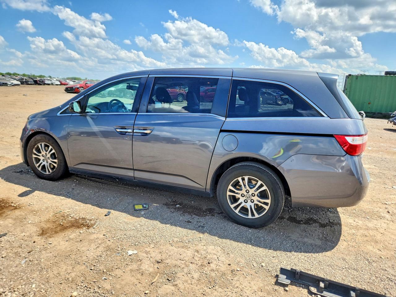 2013 Honda Odyssey Exl Серый vin: 5FNRL5H67DB034612