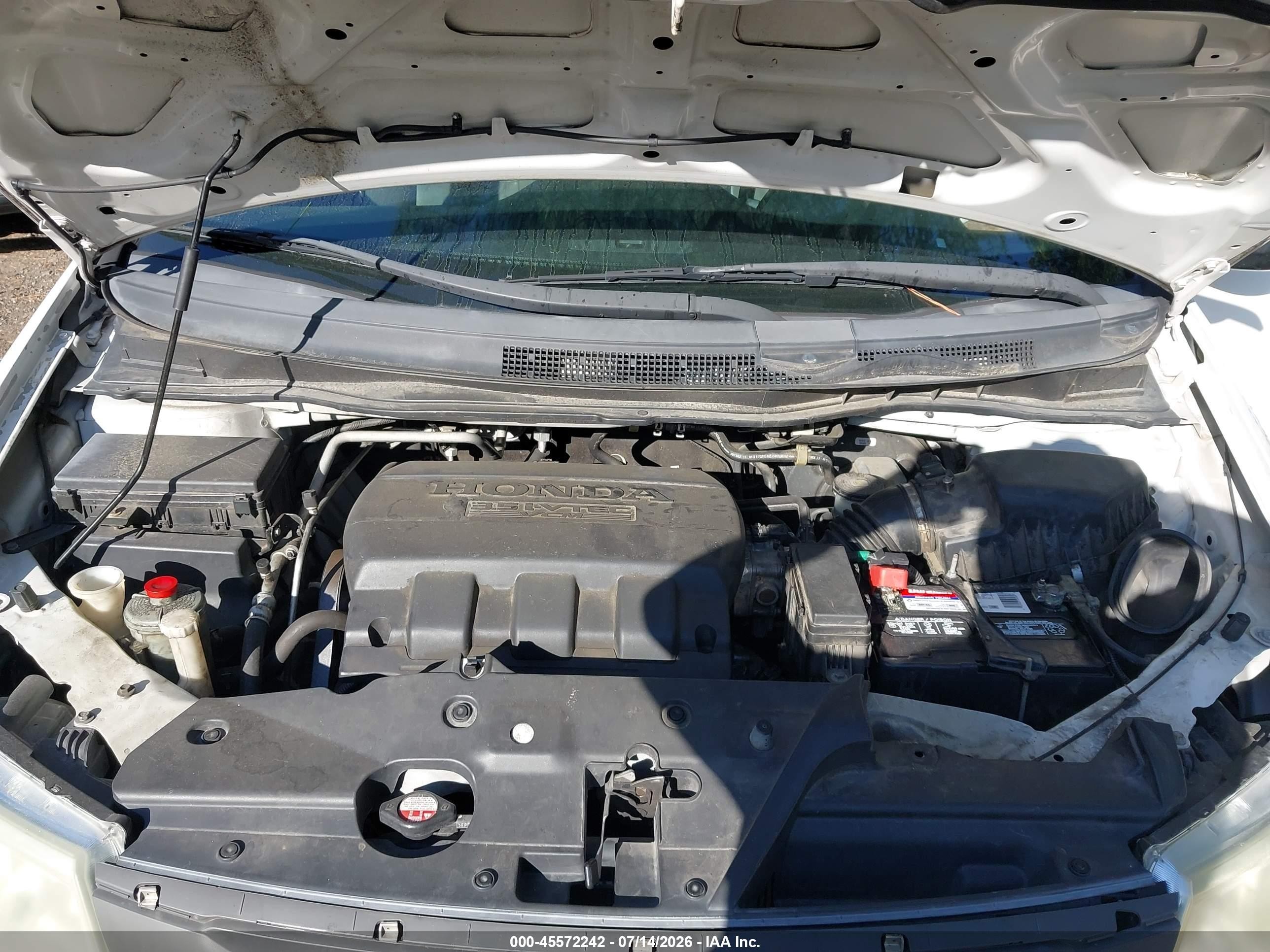 2013 Honda Odyssey Ex-l Белый vin: 5FNRL5H67DB035436