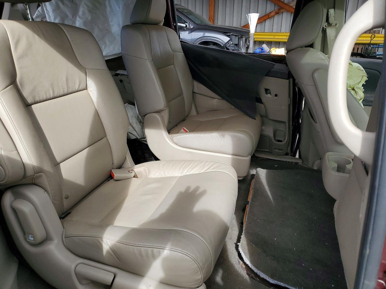 2013 Honda Odyssey Exl Maroon vin: 5FNRL5H67DB037395